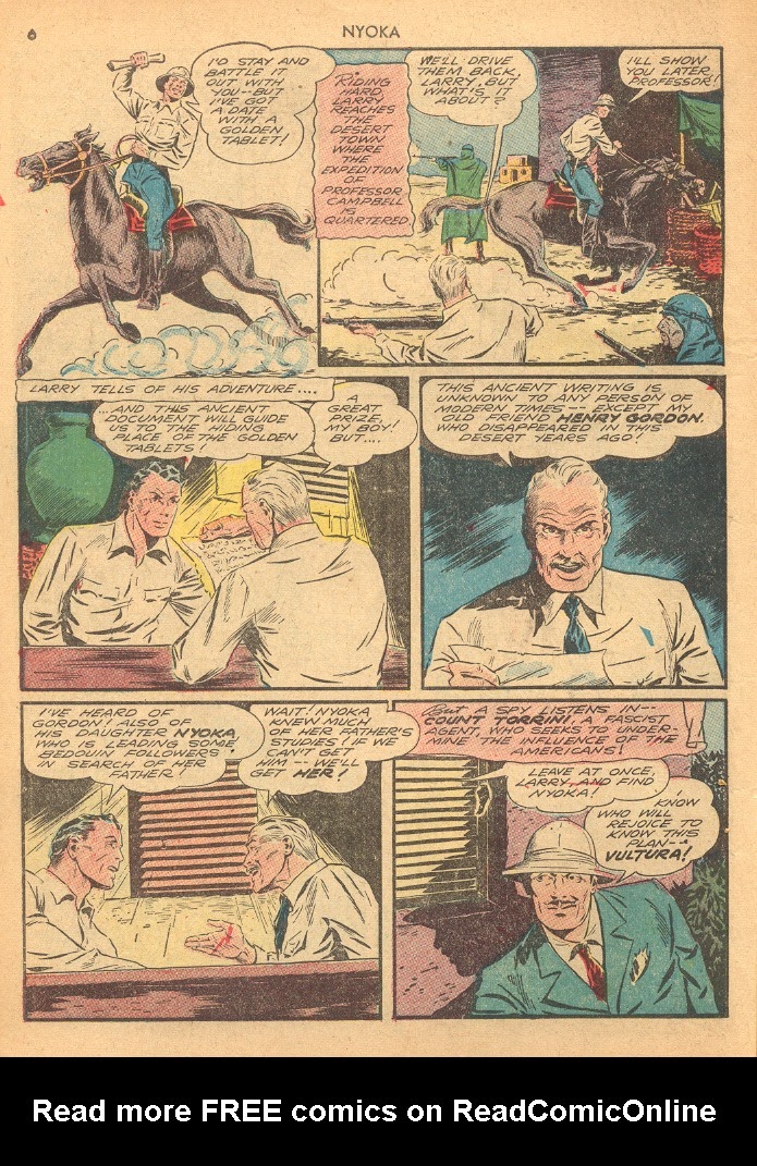 Read online Jungle Girl (1942) comic -  Issue #1 - 6