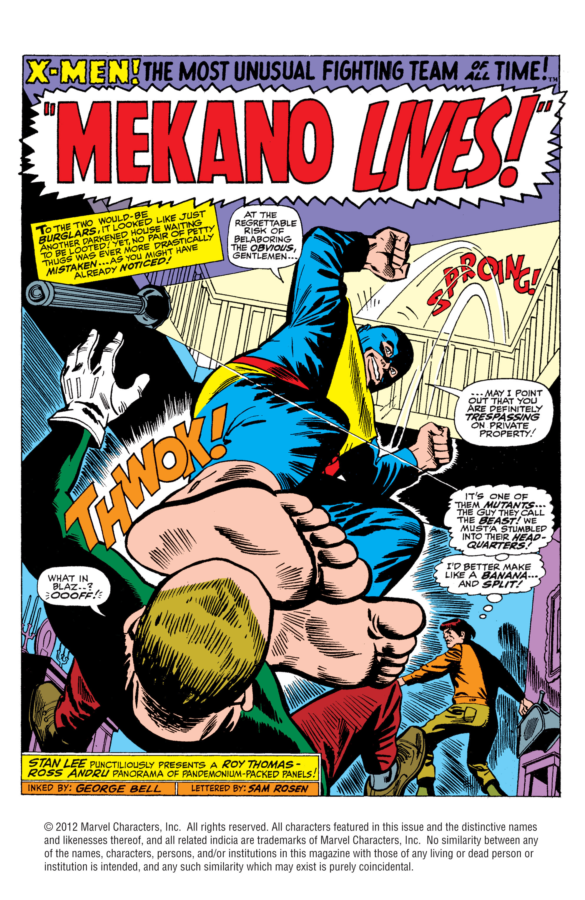 Read online Uncanny X-Men (1963) comic -  Issue #36 - 2