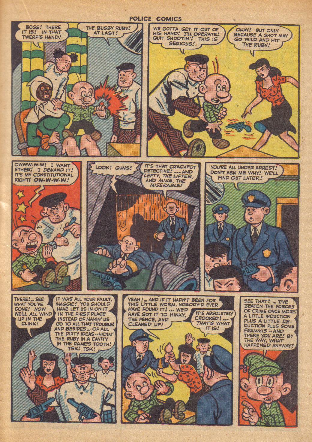 Read online Police Comics comic -  Issue #36 - 23