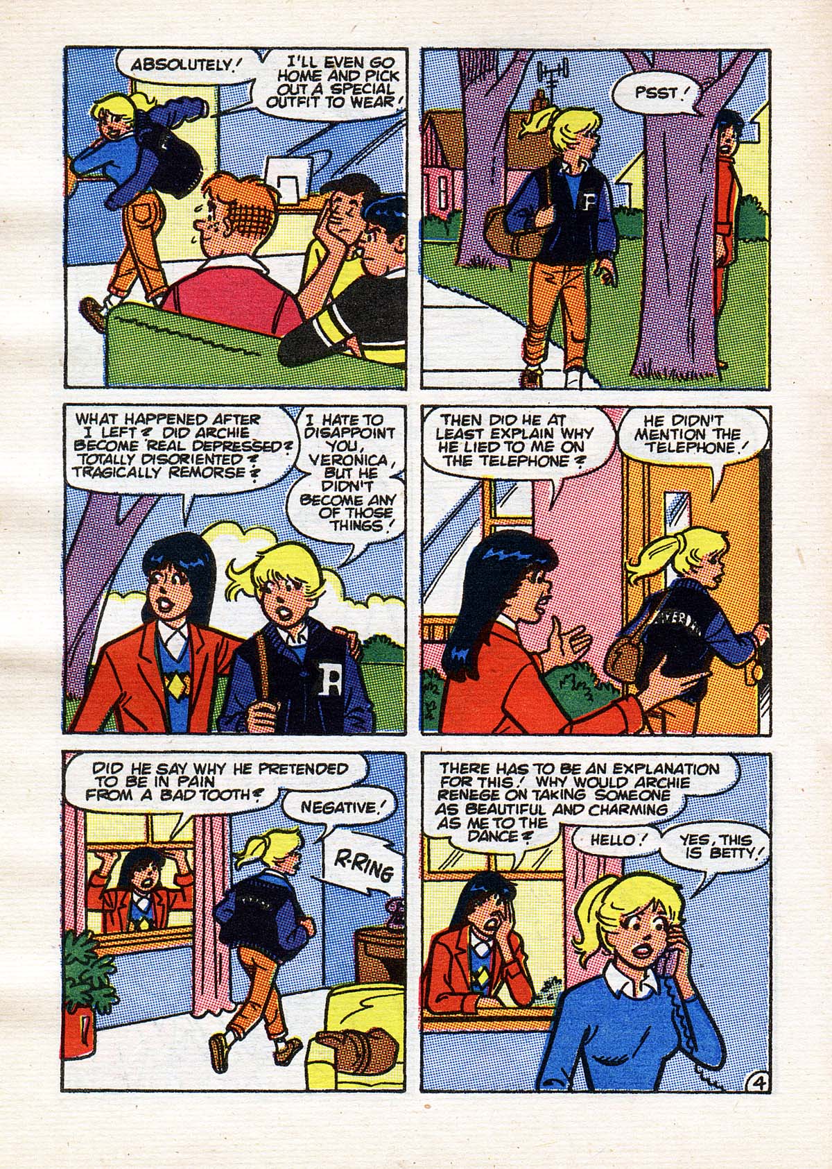Read online Betty and Veronica Digest Magazine comic -  Issue #42 - 125