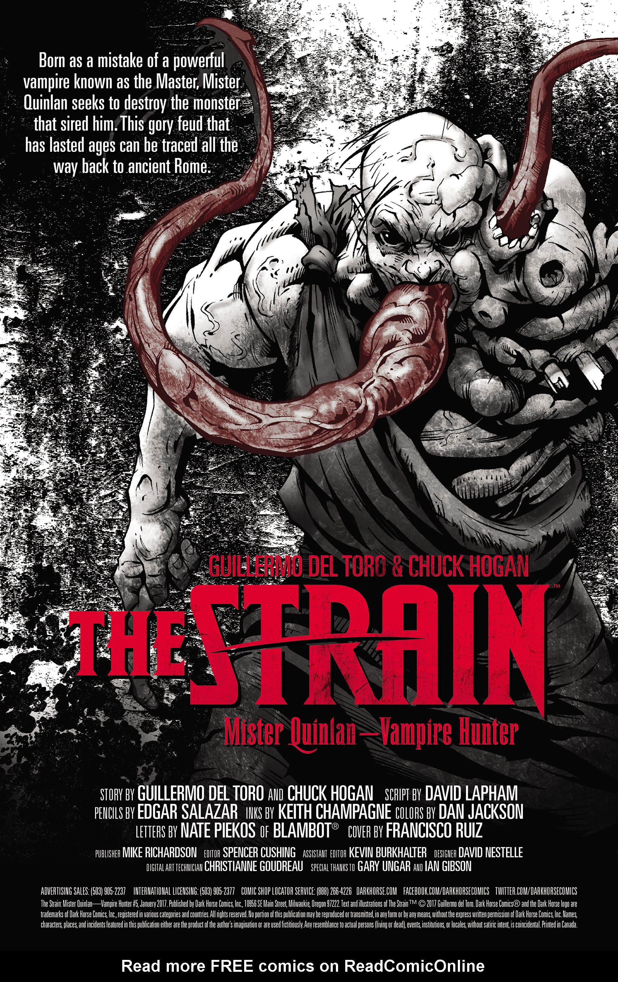 Read online The Strain: Mister Quinlan―Vampire Hunter comic -  Issue #5 - 2