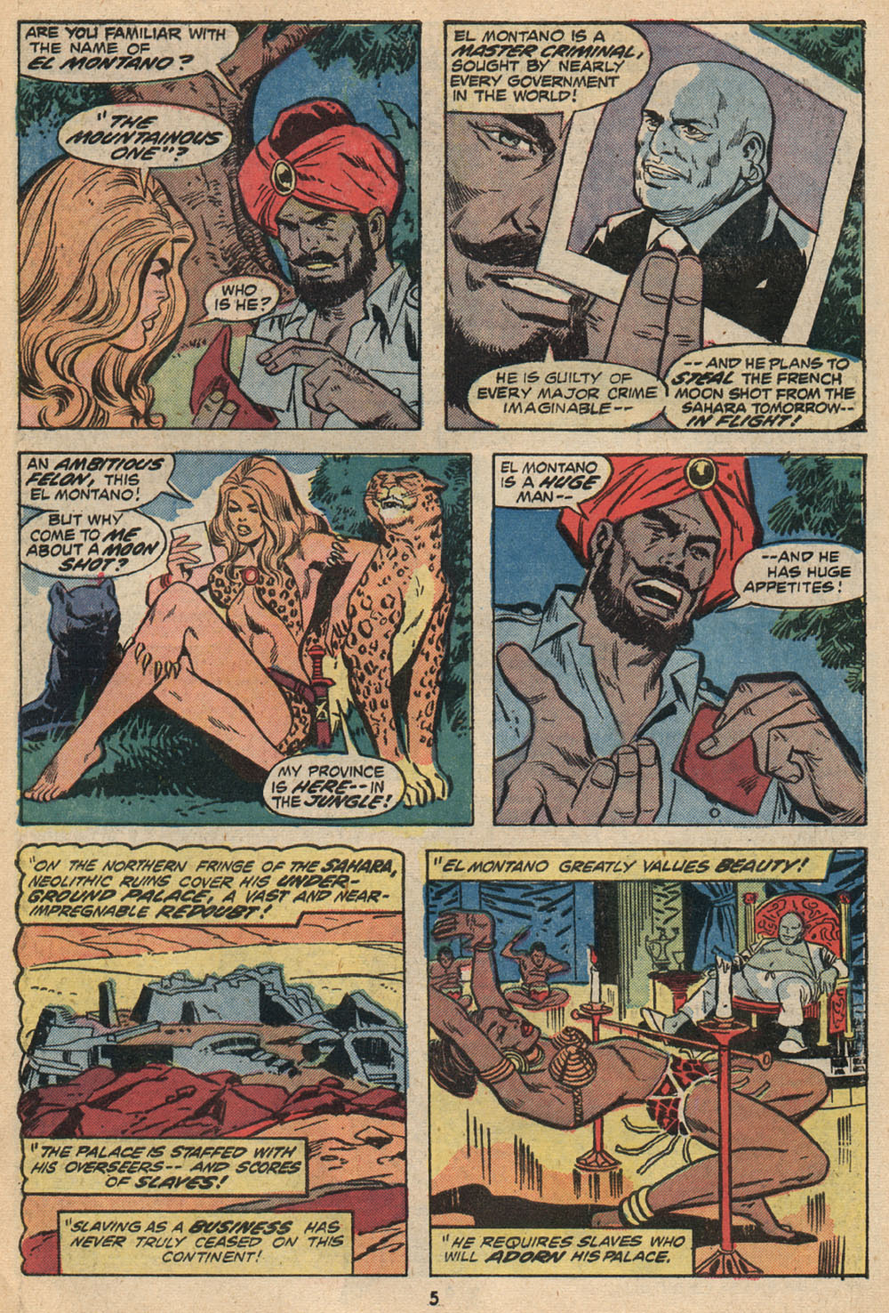 Read online Shanna, the She-Devil (1972) comic -  Issue #2 - 5