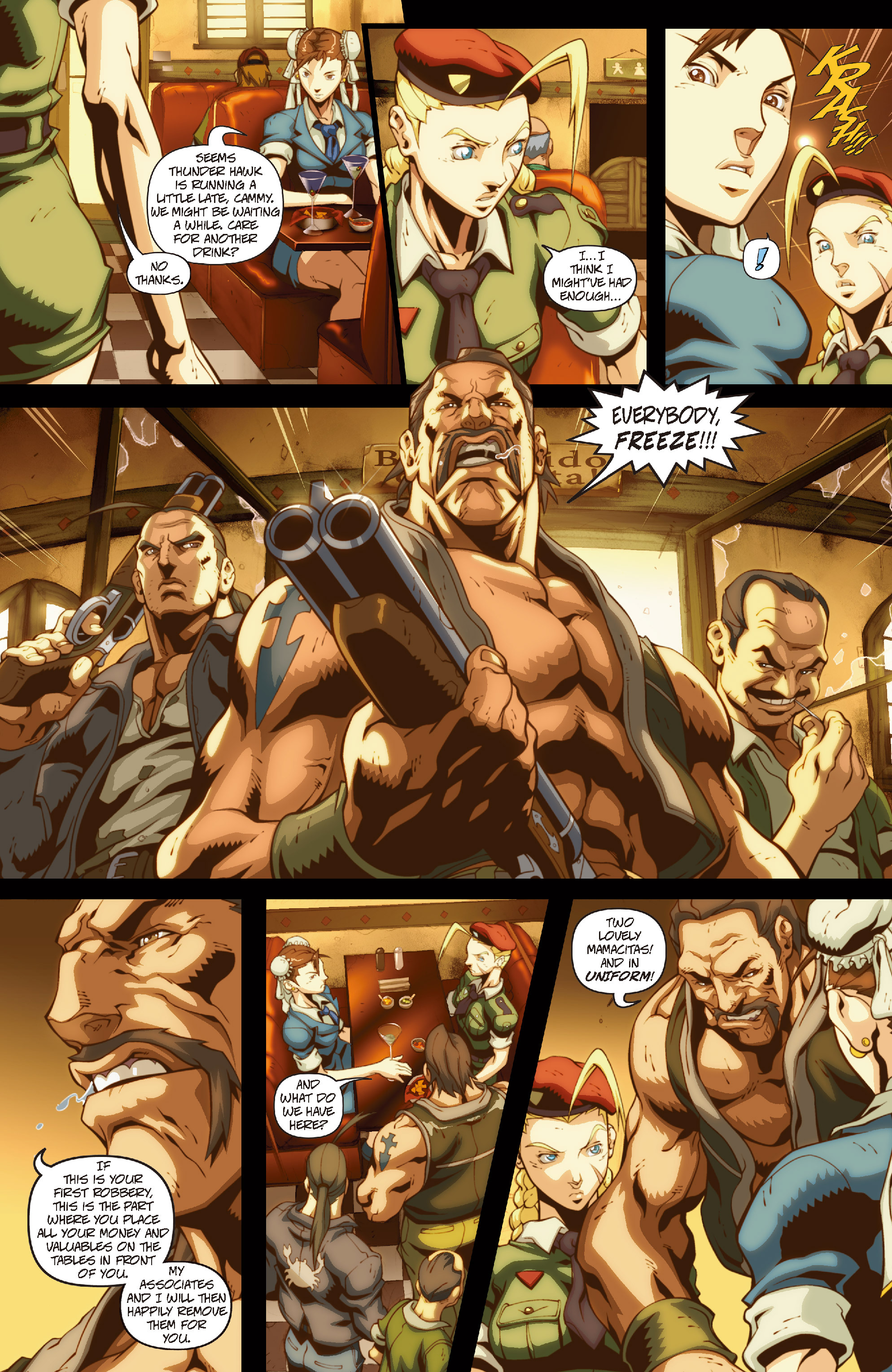 Read online Street Fighter II comic -  Issue #3 - 9