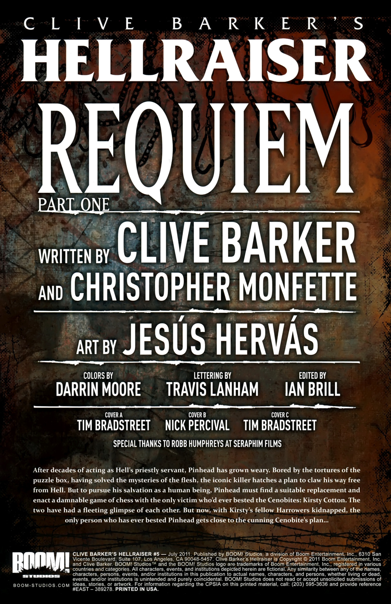 Read online Clive Barker's Hellraiser (2011) comic -  Issue #5 - 4