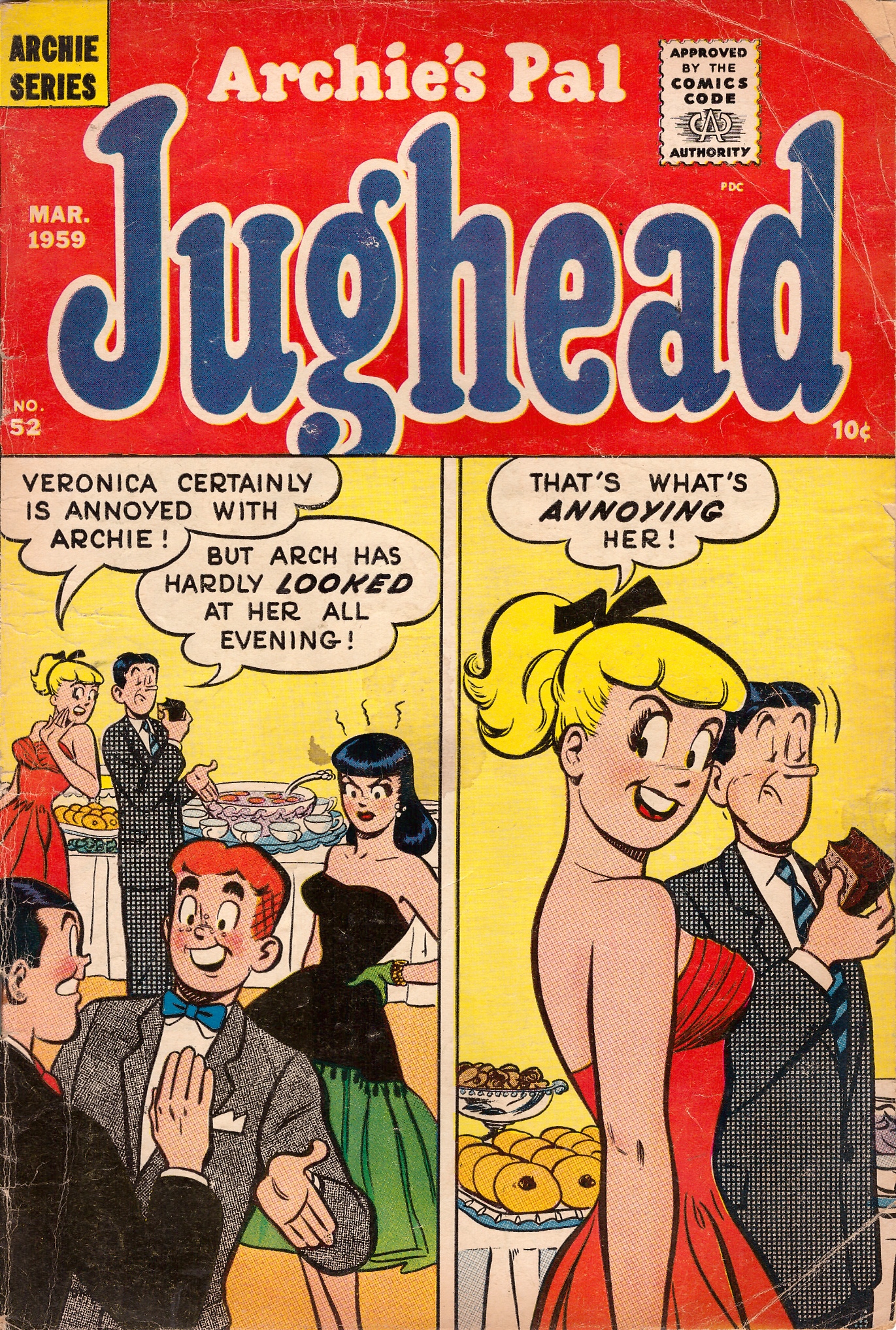 Read online Archie's Pal Jughead comic -  Issue #52 - 1