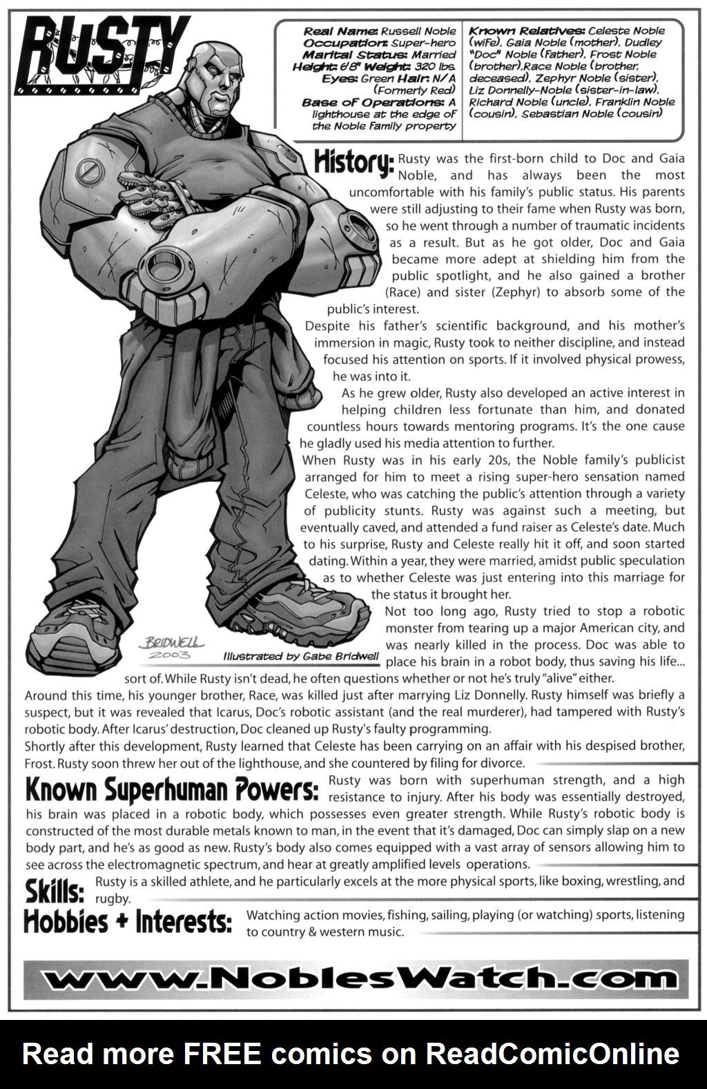 Read online Noble Causes: Distant Relatives comic -  Issue #1 - 27