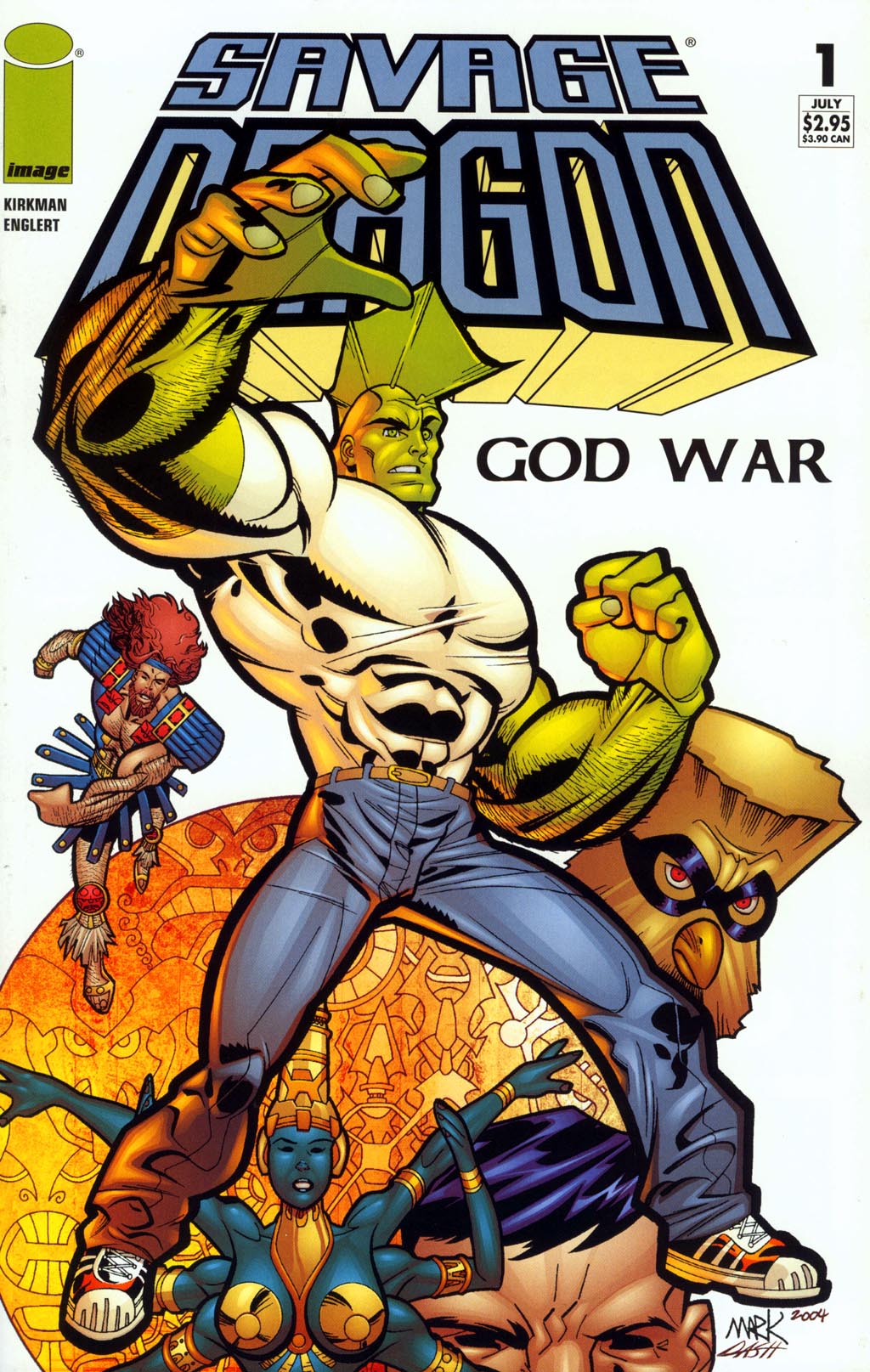 Read online Savage Dragon: God War comic -  Issue #1 - 1