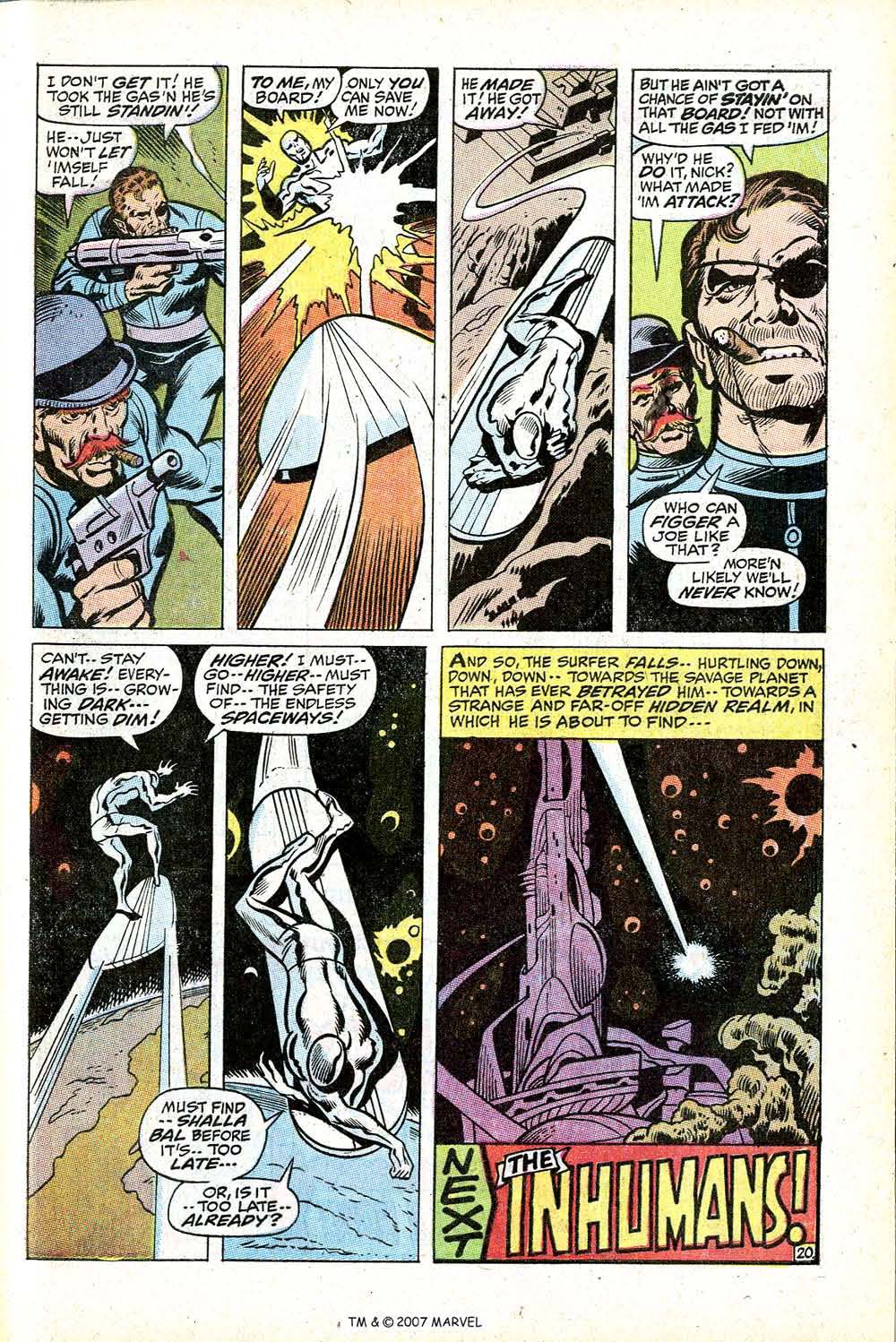 Read online Silver Surfer (1968) comic -  Issue #17 - 29