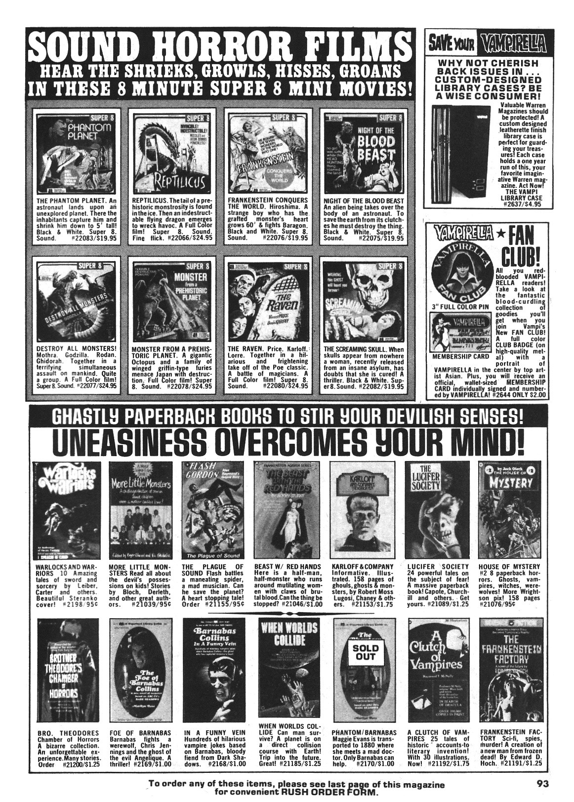 Read online Vampirella (1969) comic -  Issue #64 - 93