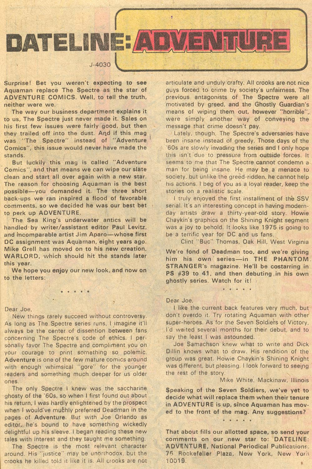 Adventure Comics (1938) issue 441 - Page 32
