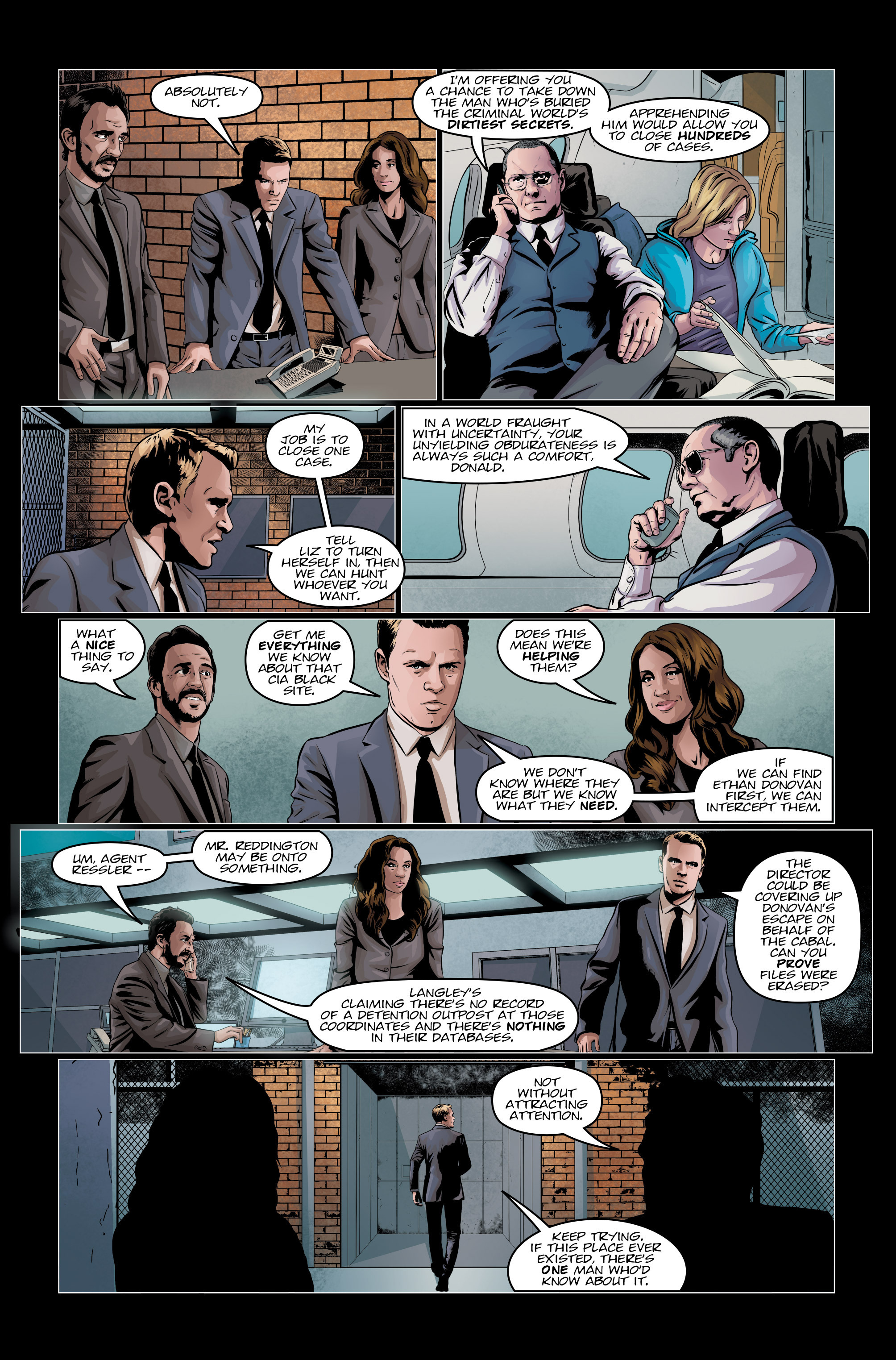 Read online The Blacklist comic -  Issue #6 - 13