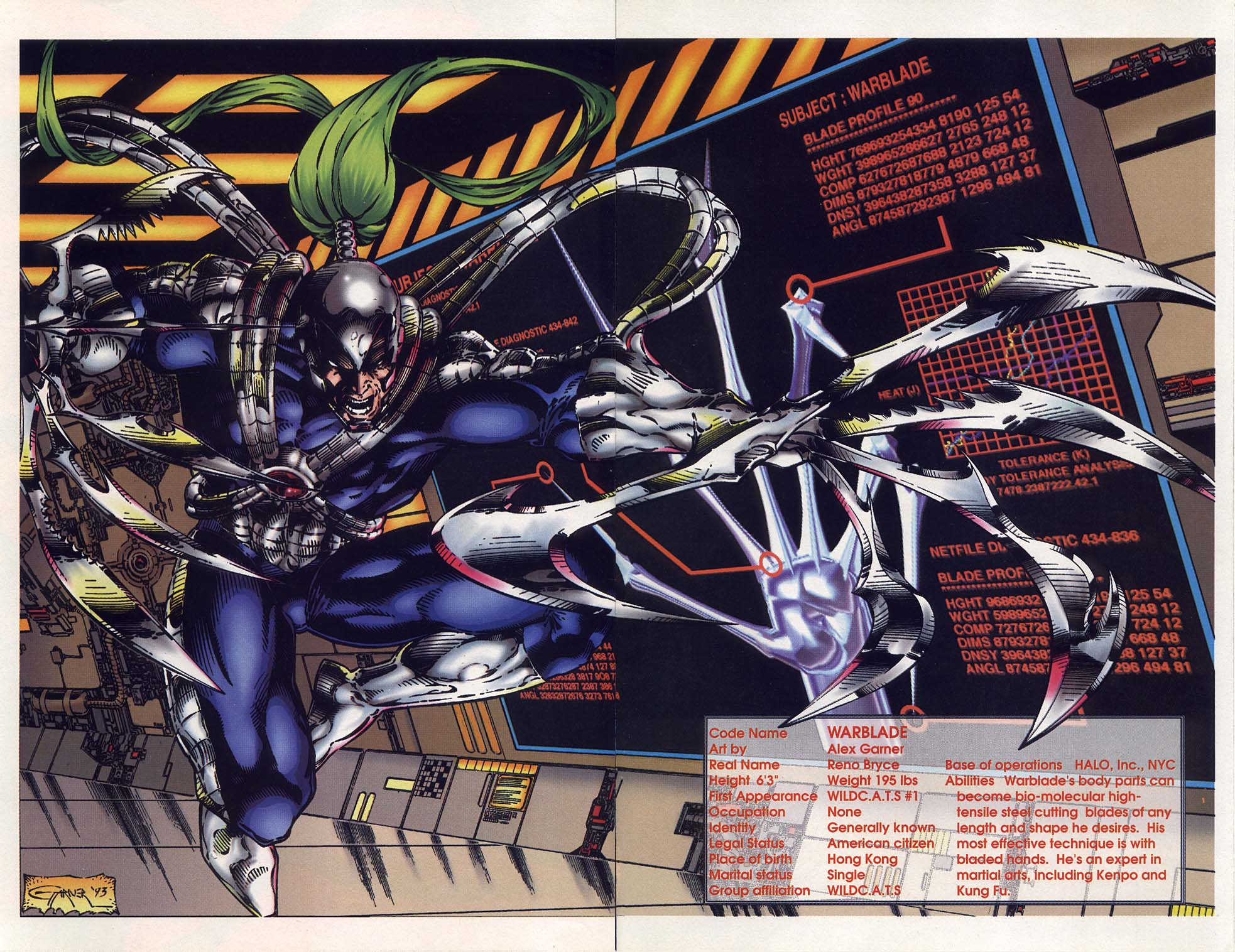 Read online WildC.A.T.s Sourcebook comic -  Issue #1 - 21