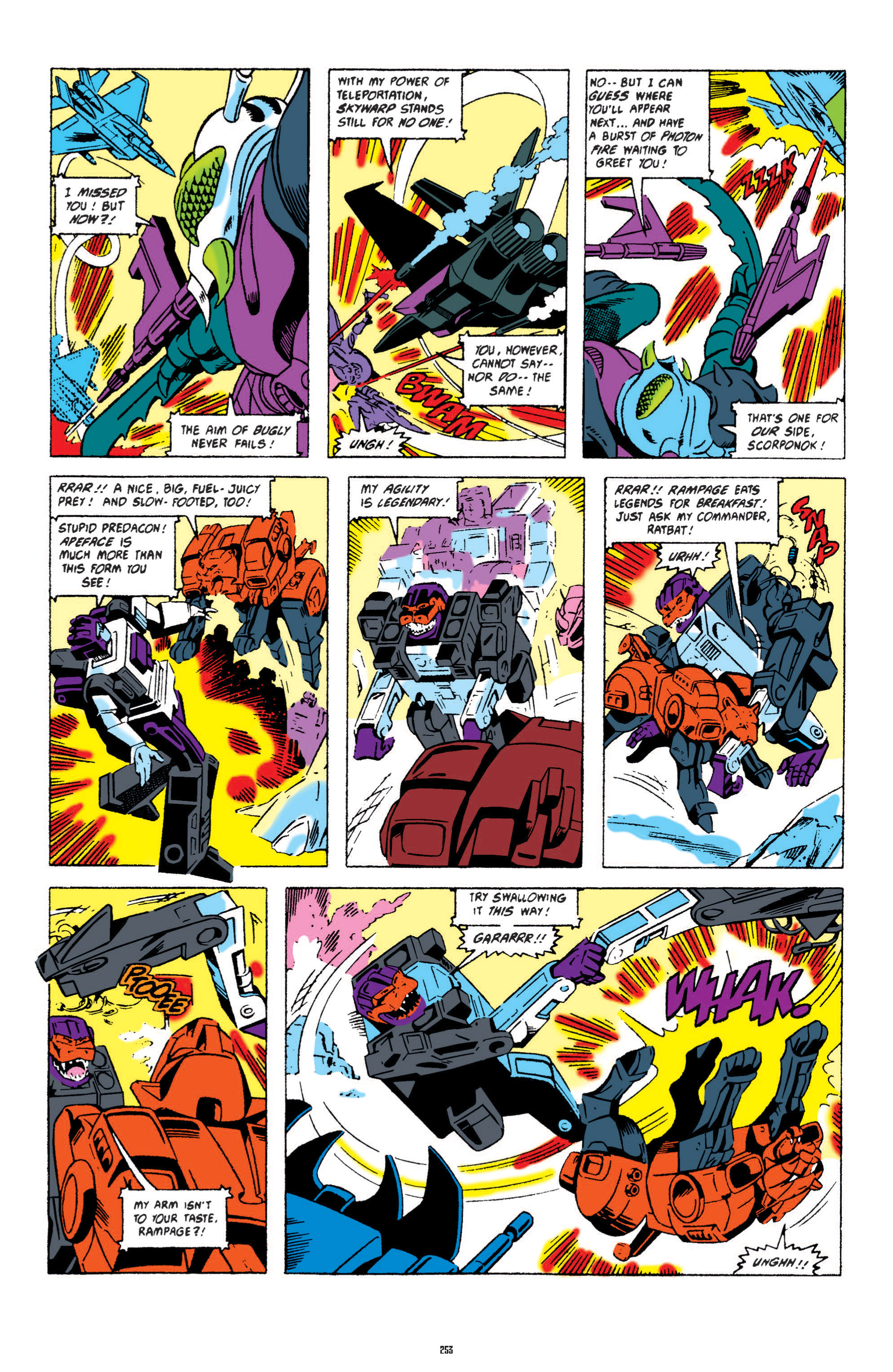 Read online The Transformers Classics comic -  Issue # TPB 4 - 254