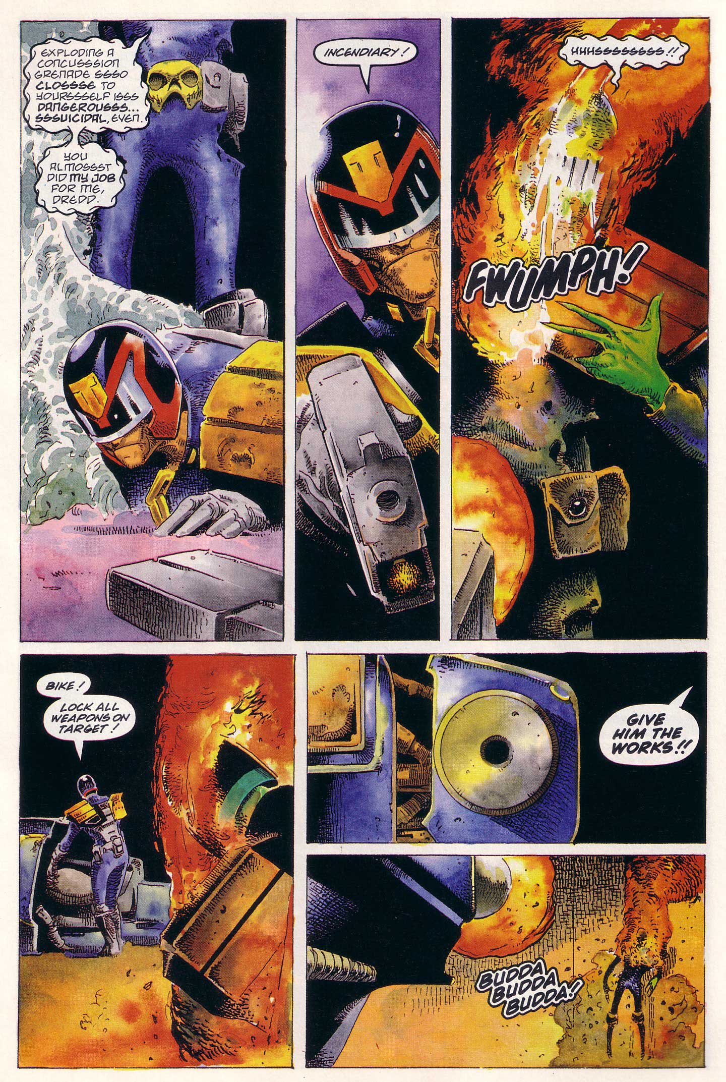 Read online Judge Dredd Lawman of the Future comic -  Issue #9 - 5