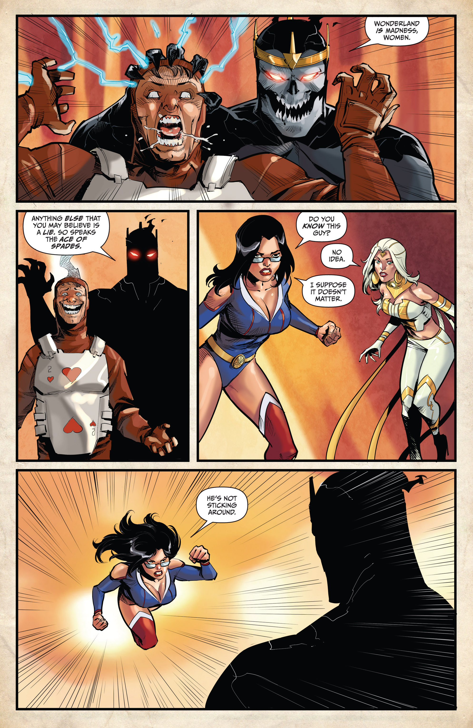 Read online Grimm Fairy Tales vs. Wonderland comic -  Issue #3 - 21