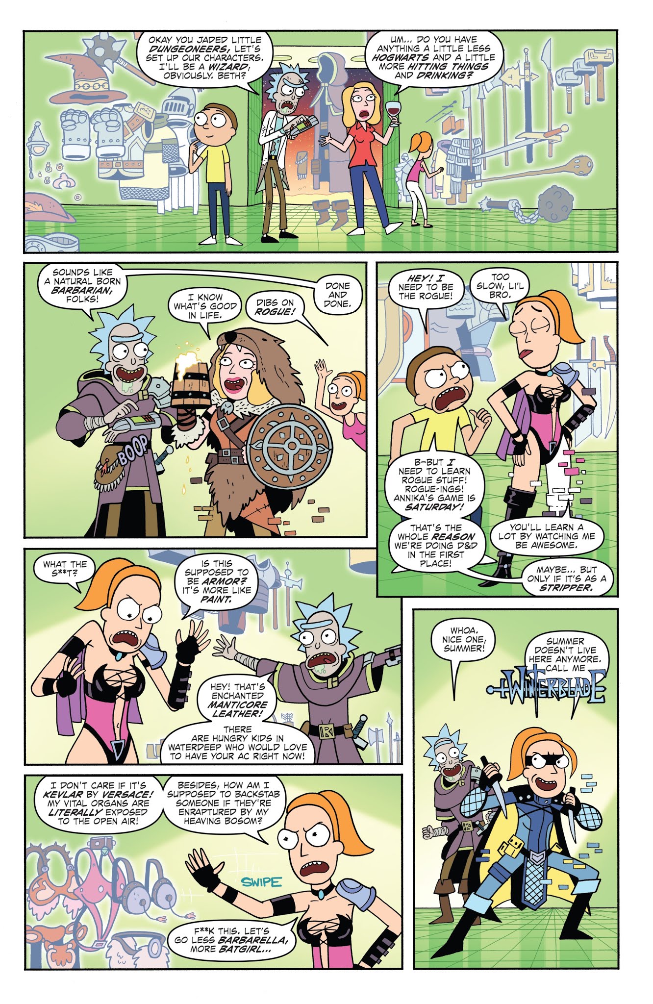 Read online Rick and Morty vs Dungeons & Dragons comic -  Issue #2 - 11