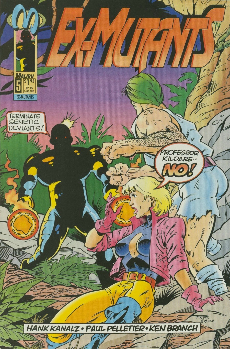 Read online Ex-Mutants comic -  Issue #5 - 1