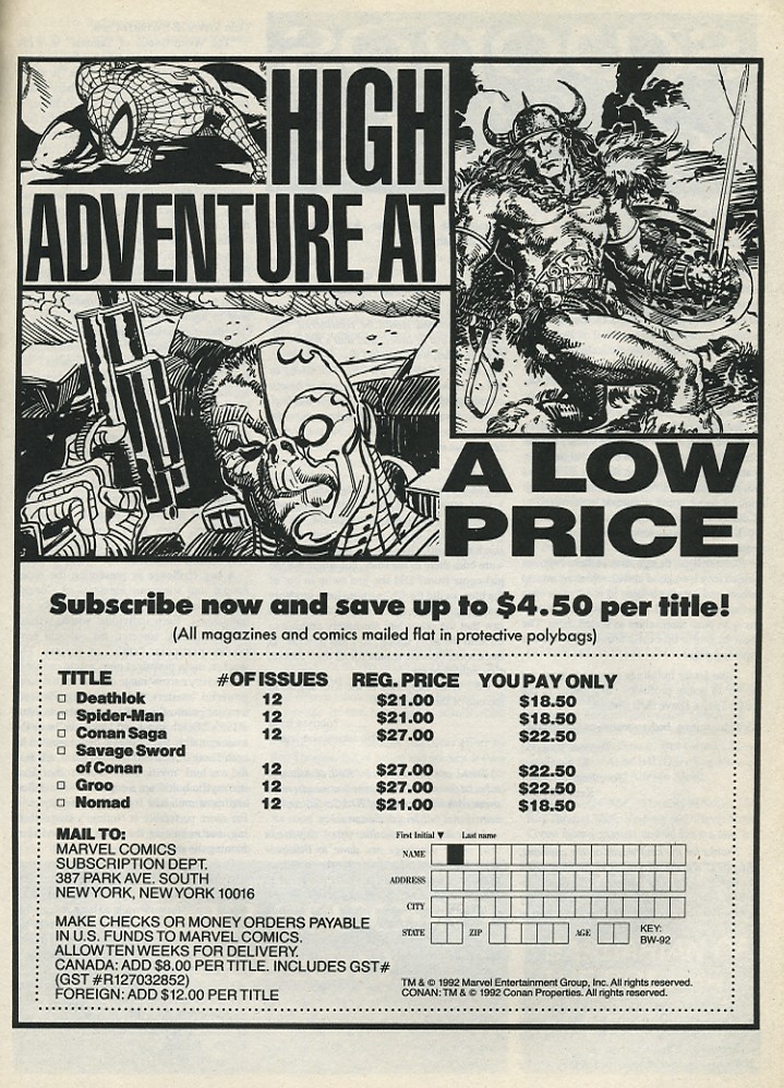 Read online The Savage Sword Of Conan comic -  Issue #199 - 63