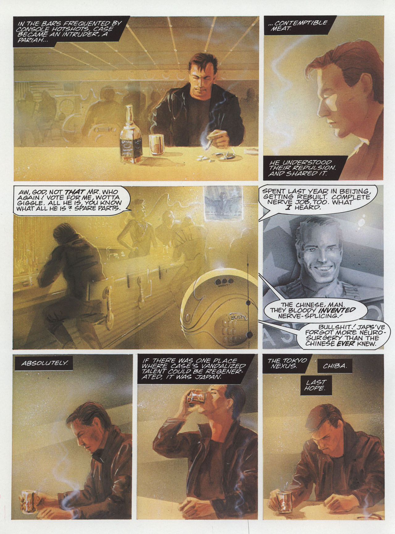 Read online Marvel Graphic Novel comic -  Issue #52 - Neuromancer - 12