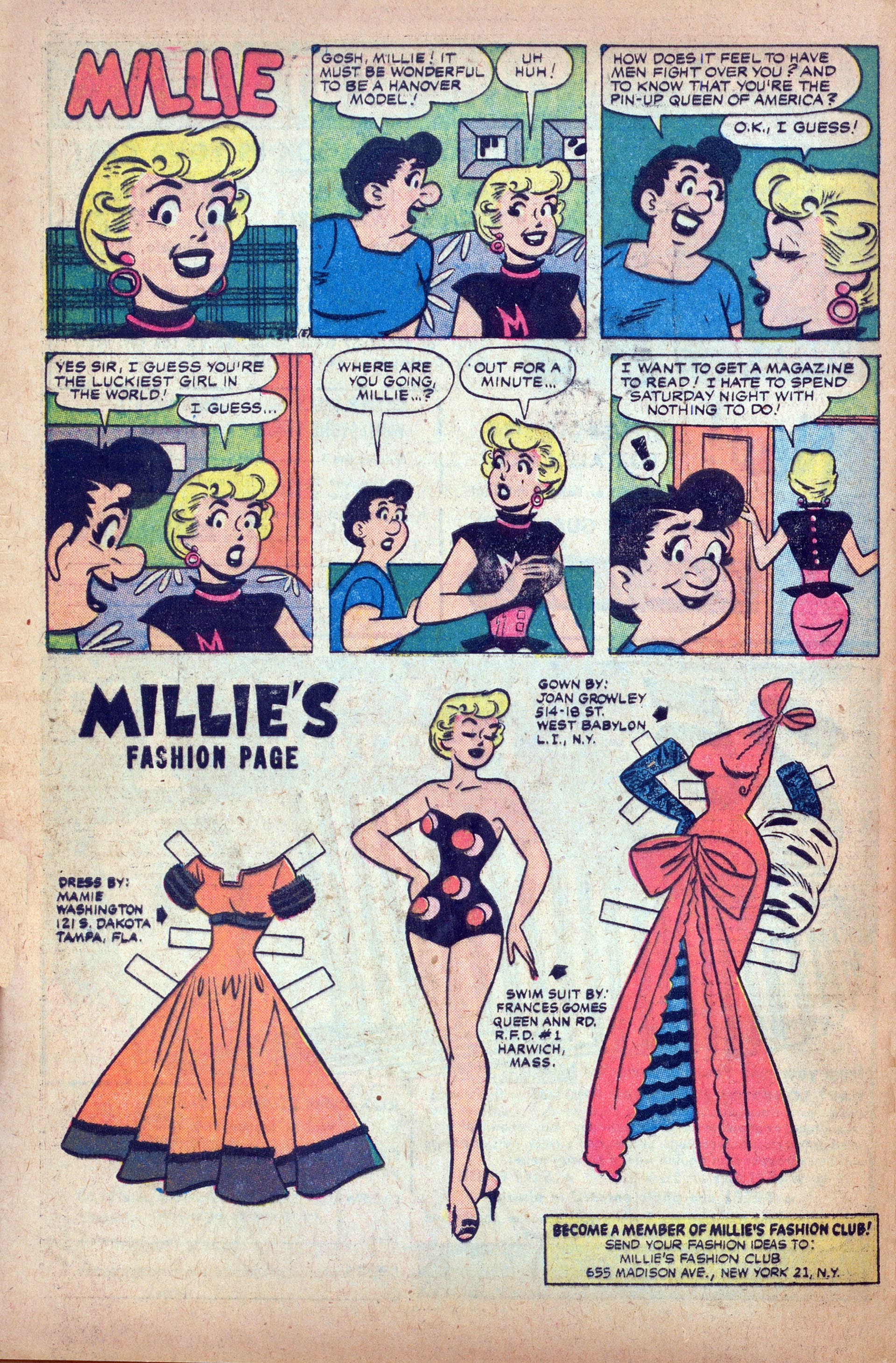 Read online Millie the Model comic -  Issue #77 - 28