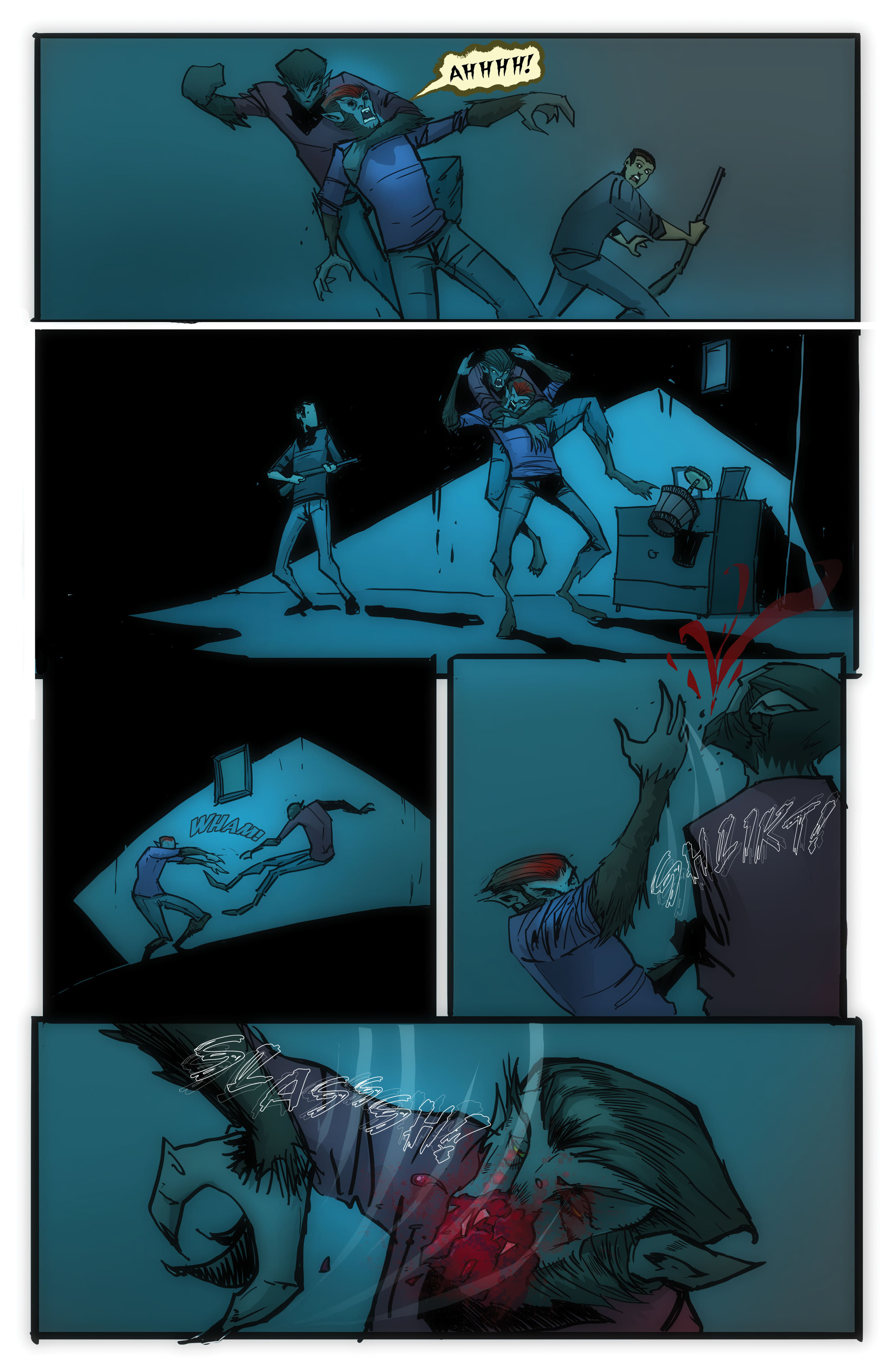 Read online John Carpenter Presents Storm Kids: Monica Bleue: A Werewolf Story comic -  Issue #5 - 21