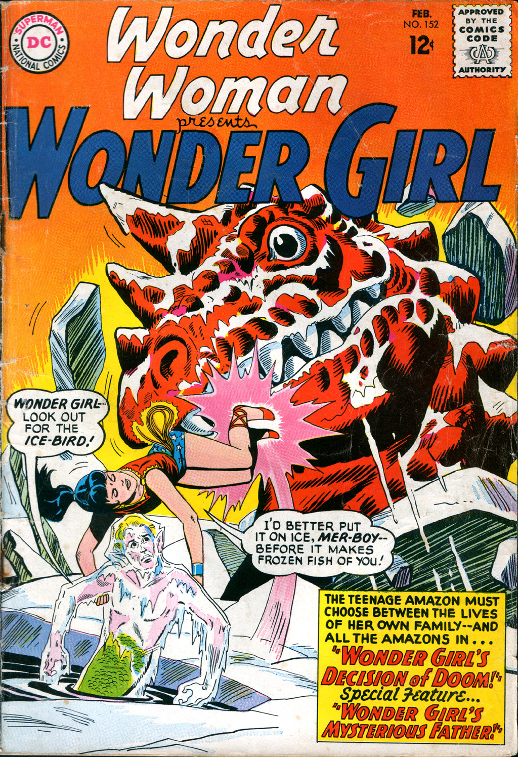 Read online Wonder Woman (1942) comic -  Issue #152 - 1