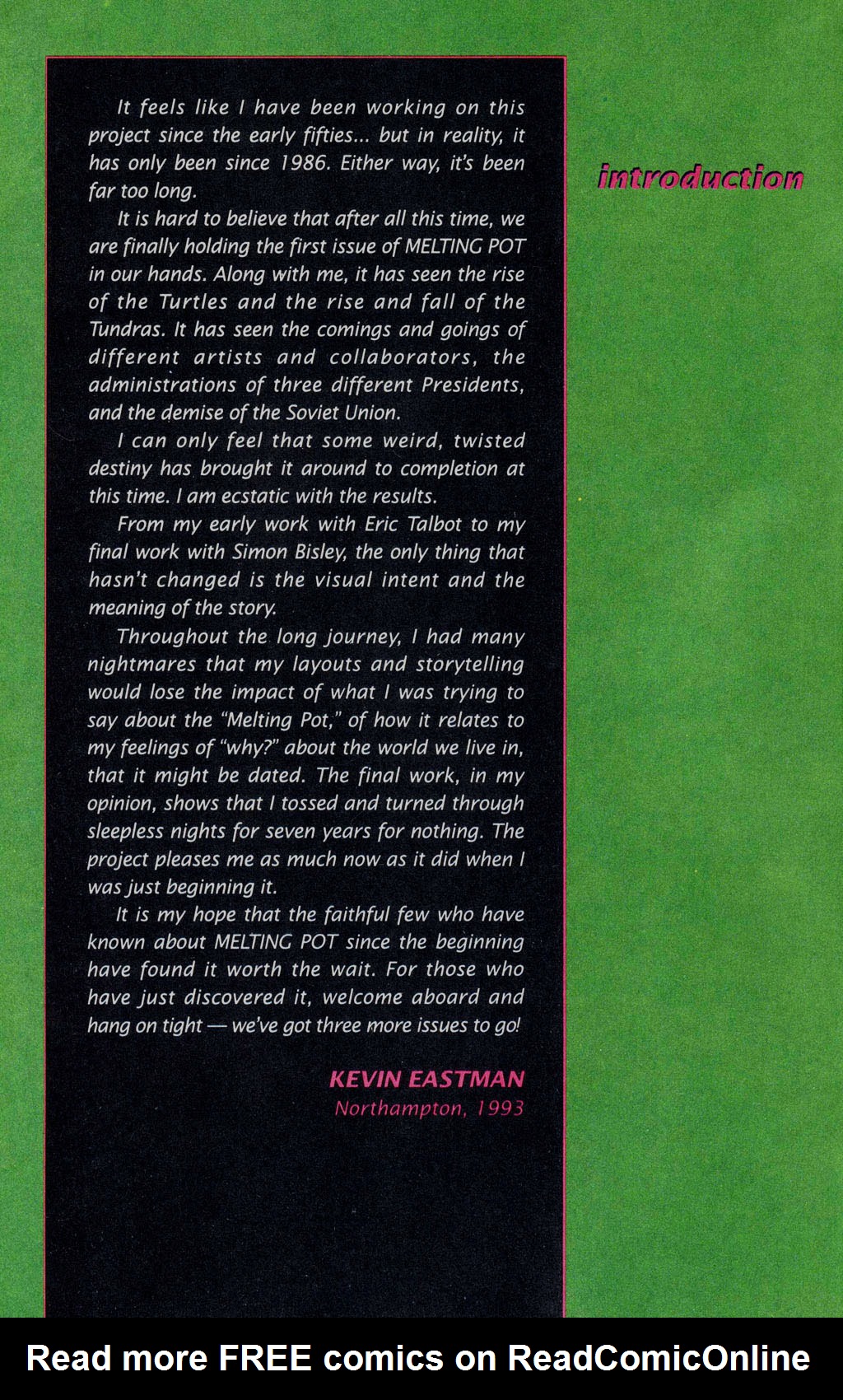 Read online Melting Pot comic -  Issue #1 - 3