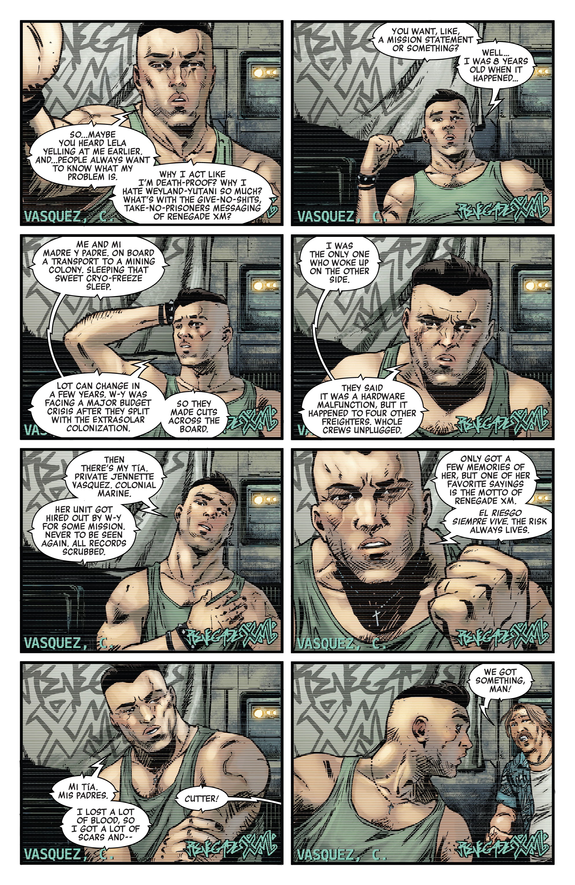 Read online Aliens: Aftermath comic -  Issue # Full - 8