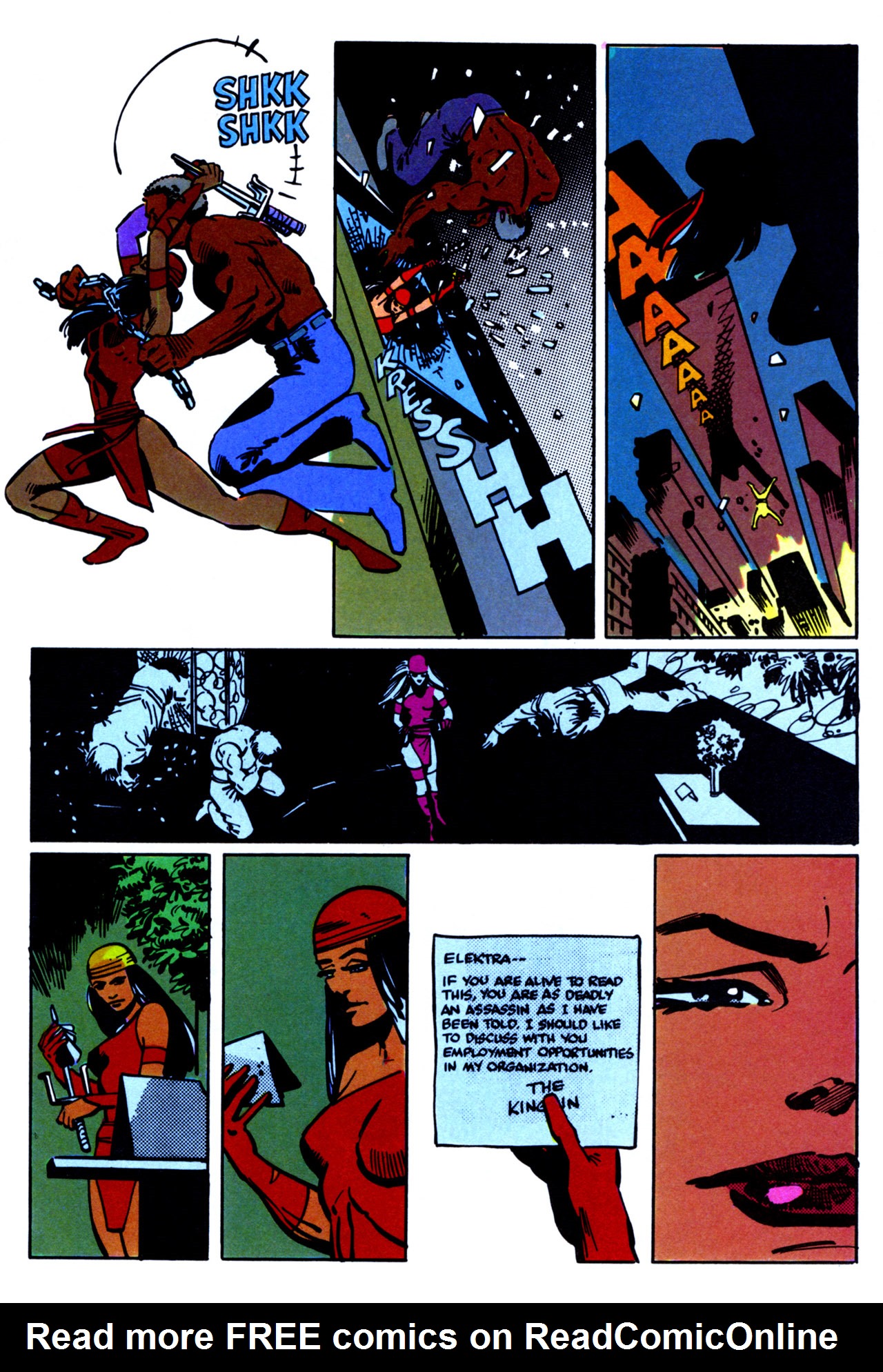 Read online The Elektra Saga comic -  Issue #3 - 10