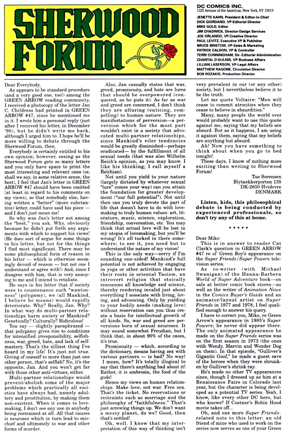 Read online Green Arrow (1988) comic -  Issue #53 - 23