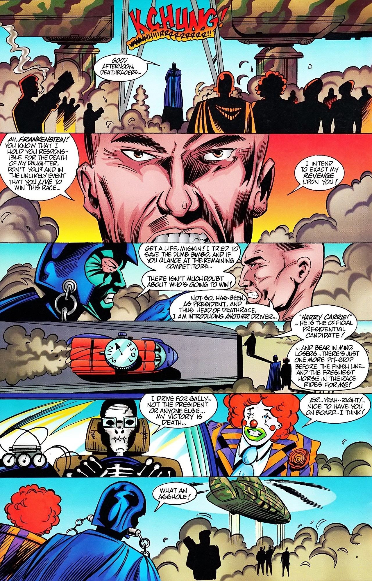 Read online Death Race 2020 comic -  Issue #8 - 9