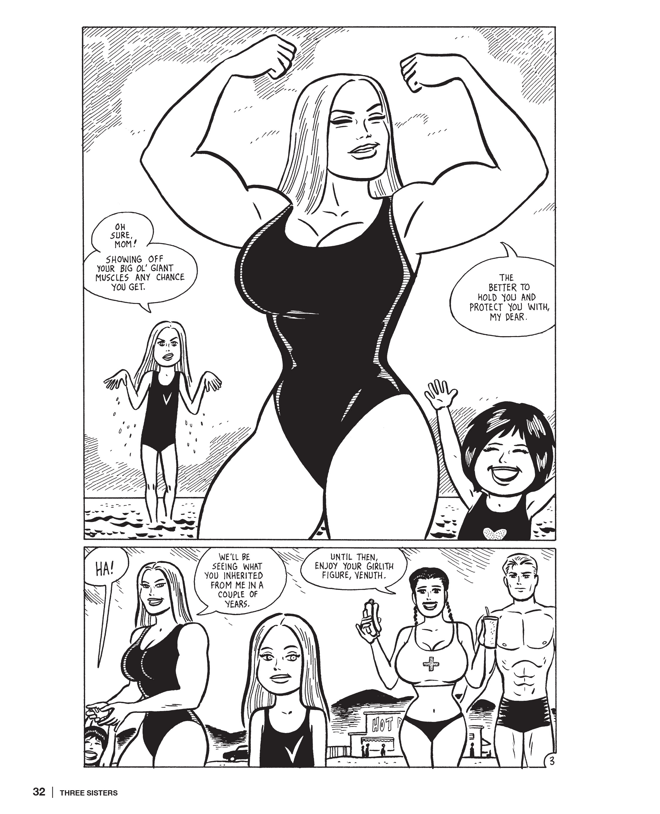Read online Three Sisters: The Love and Rockets Library comic -  Issue # TPB (Part 1) - 32