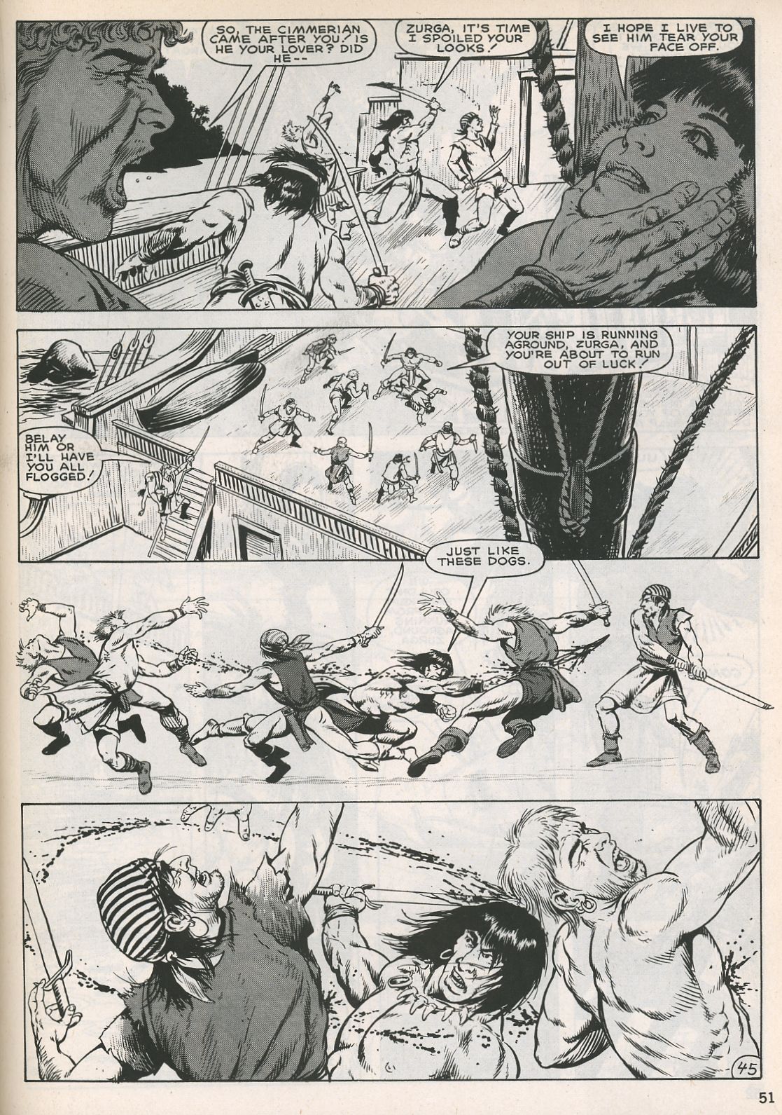 The Savage Sword Of Conan issue 129 - Page 49