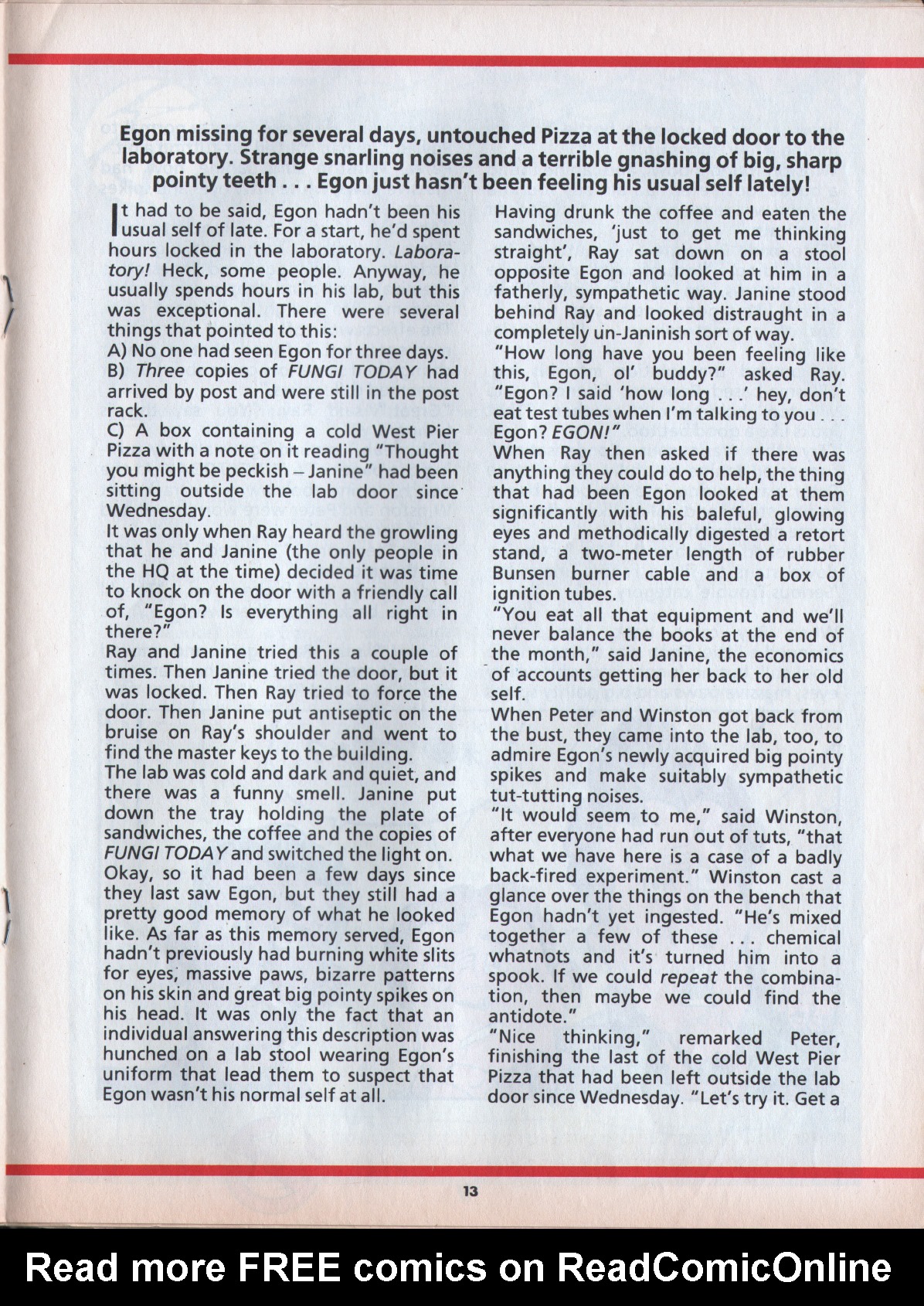 Read online The Real Ghostbusters comic -  Issue #58 - 13