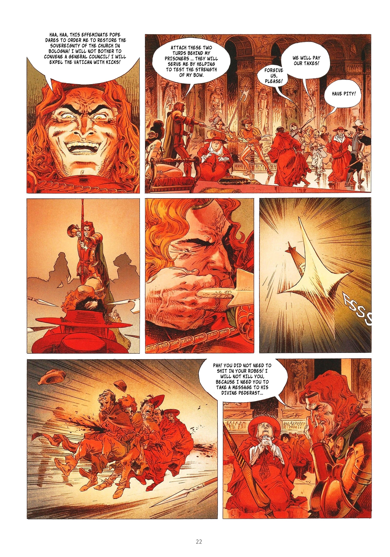 Read online The Terrible Pope comic -  Issue #2 - 22