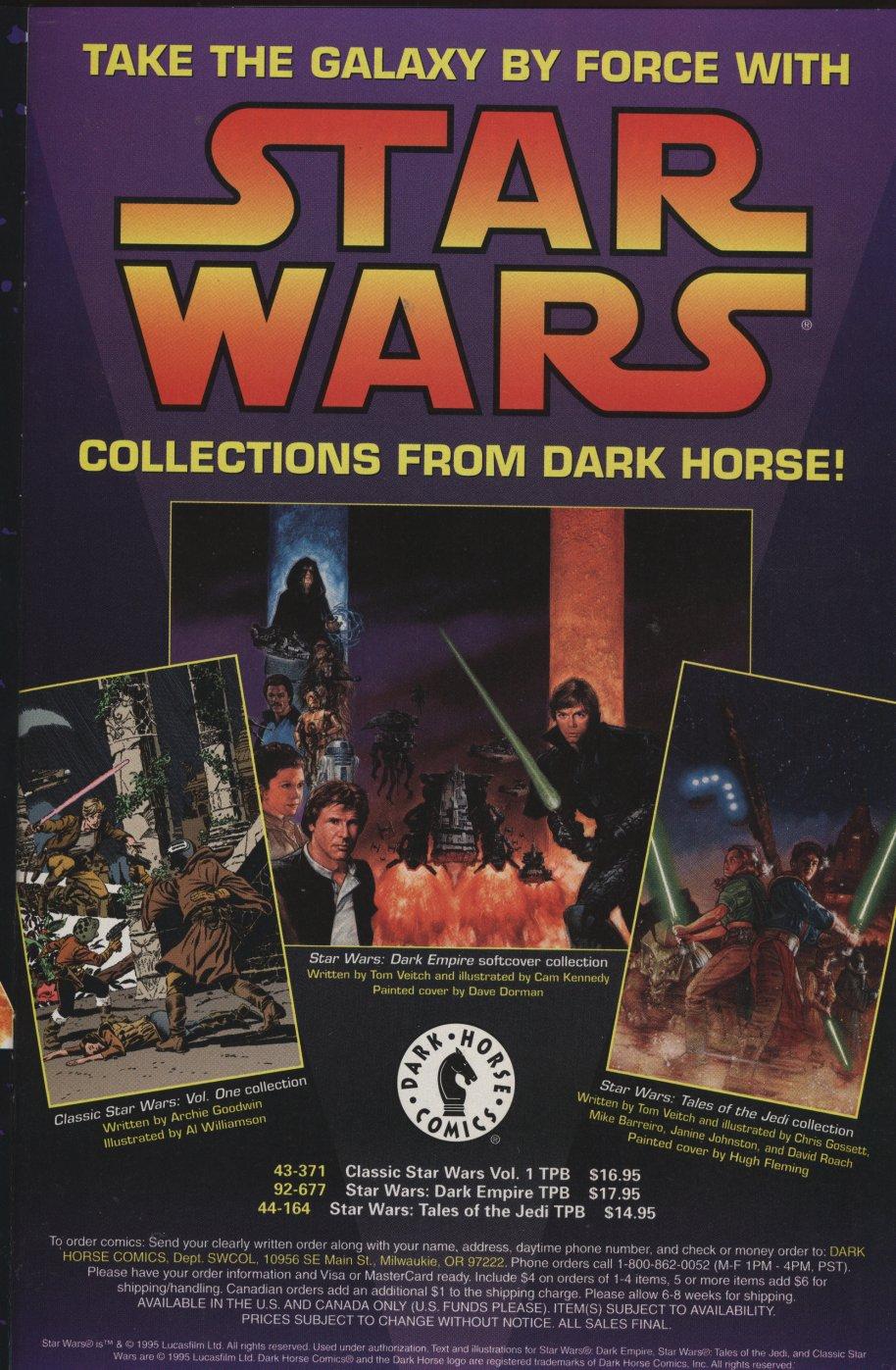 Read online Star Wars: Dark Empire II comic -  Issue #6 - 29