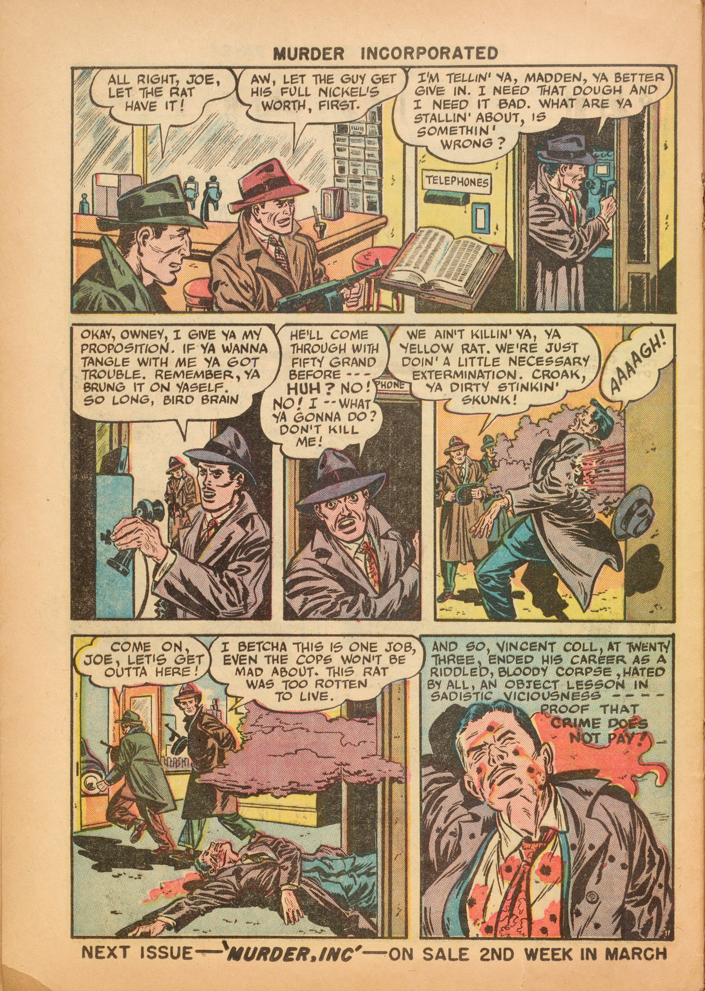 Read online Murder Incorporated (1948) comic -  Issue #2 - 12