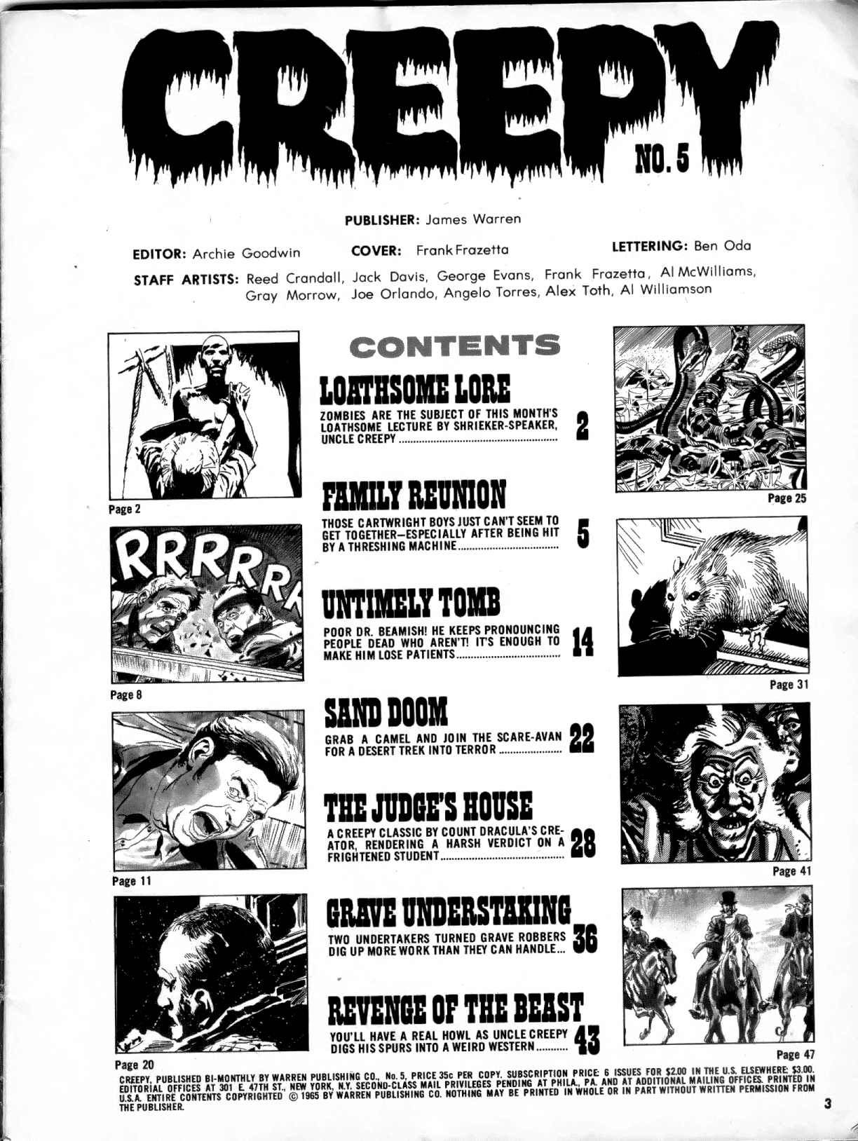 Read online Creepy (1964) comic -  Issue #5 - 3