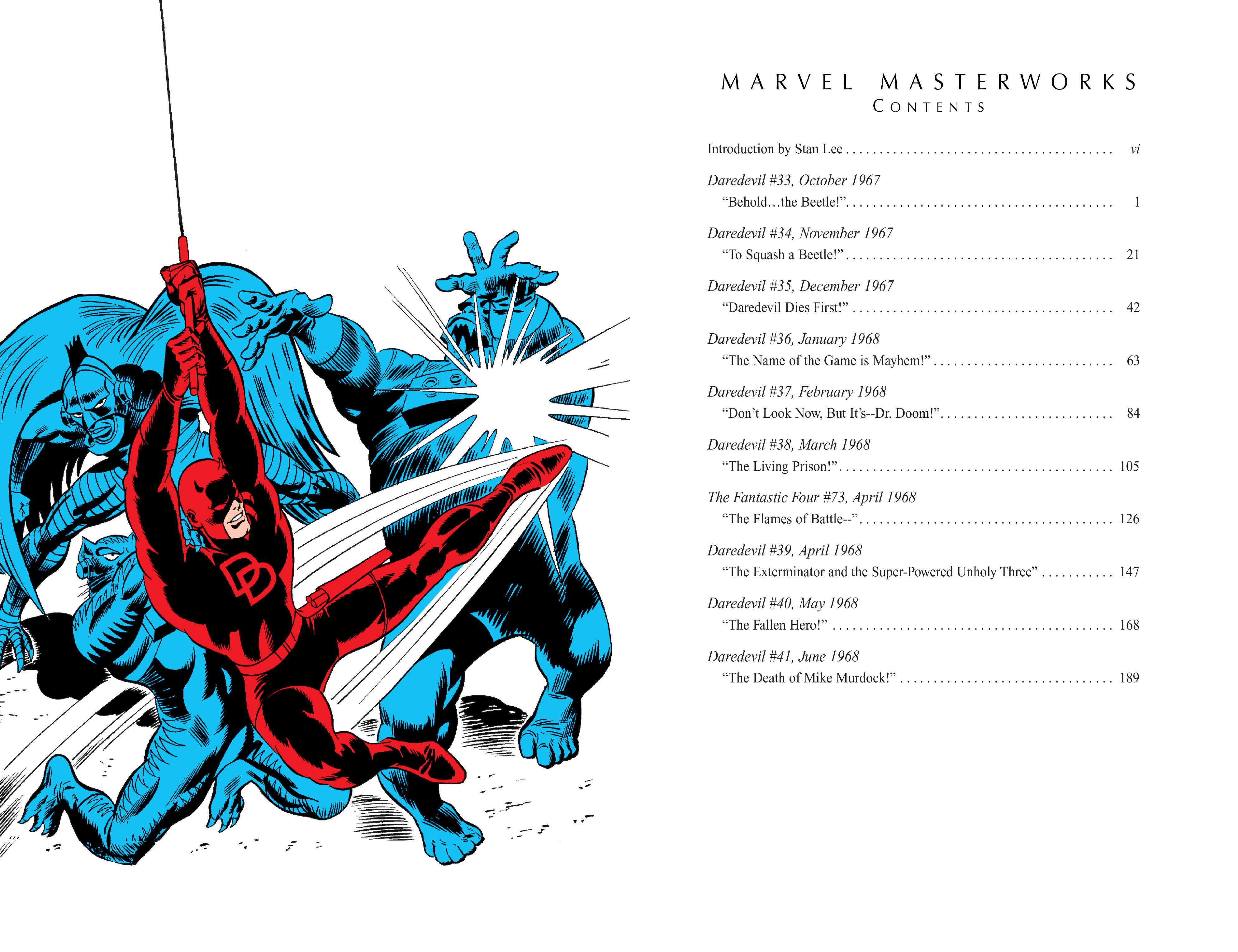 Read online Marvel Masterworks: Daredevil comic -  Issue # TPB 4 (Part 1) - 4