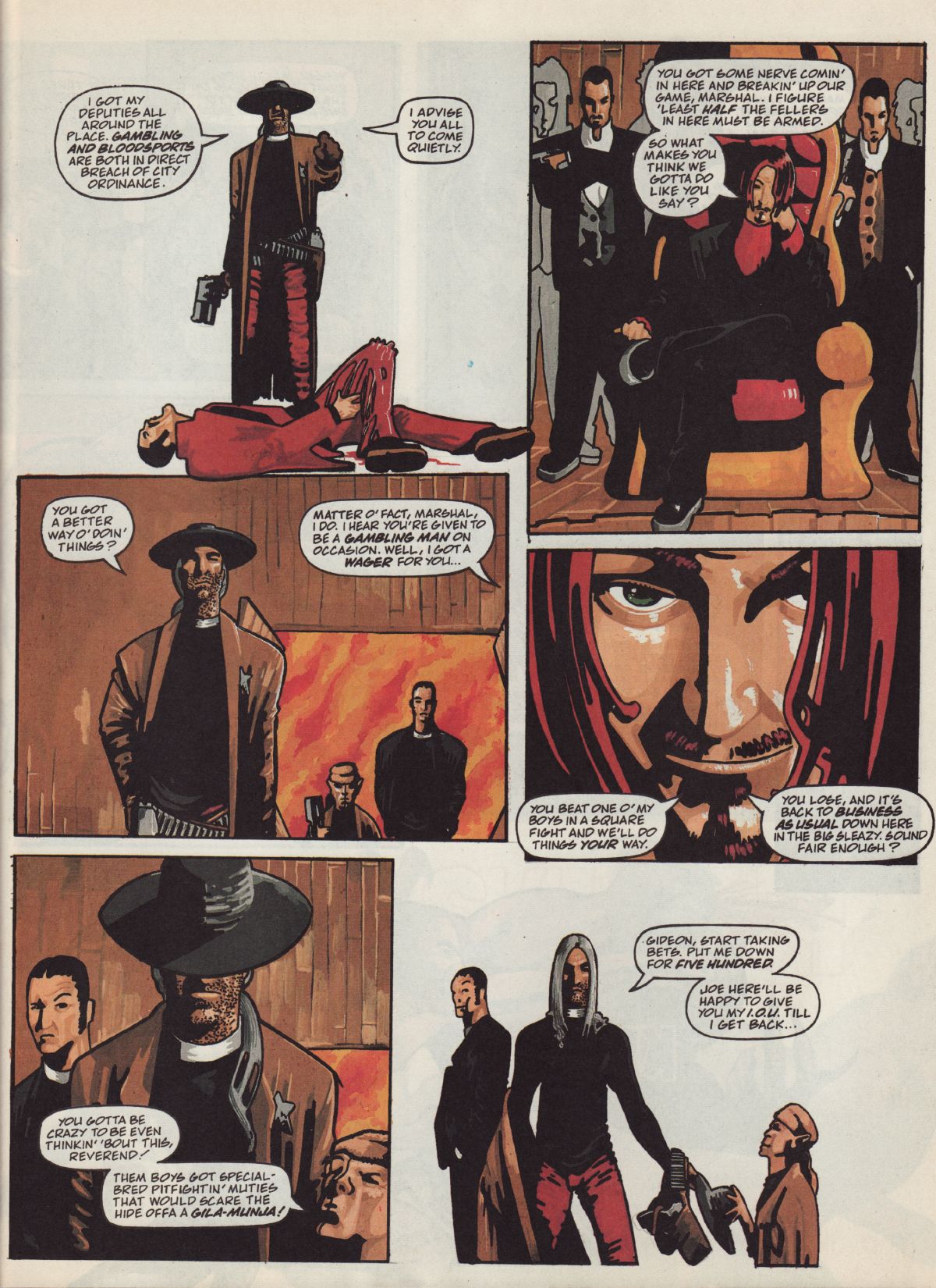 Read online Judge Dredd Megazine (vol. 3) comic -  Issue #27 - 27