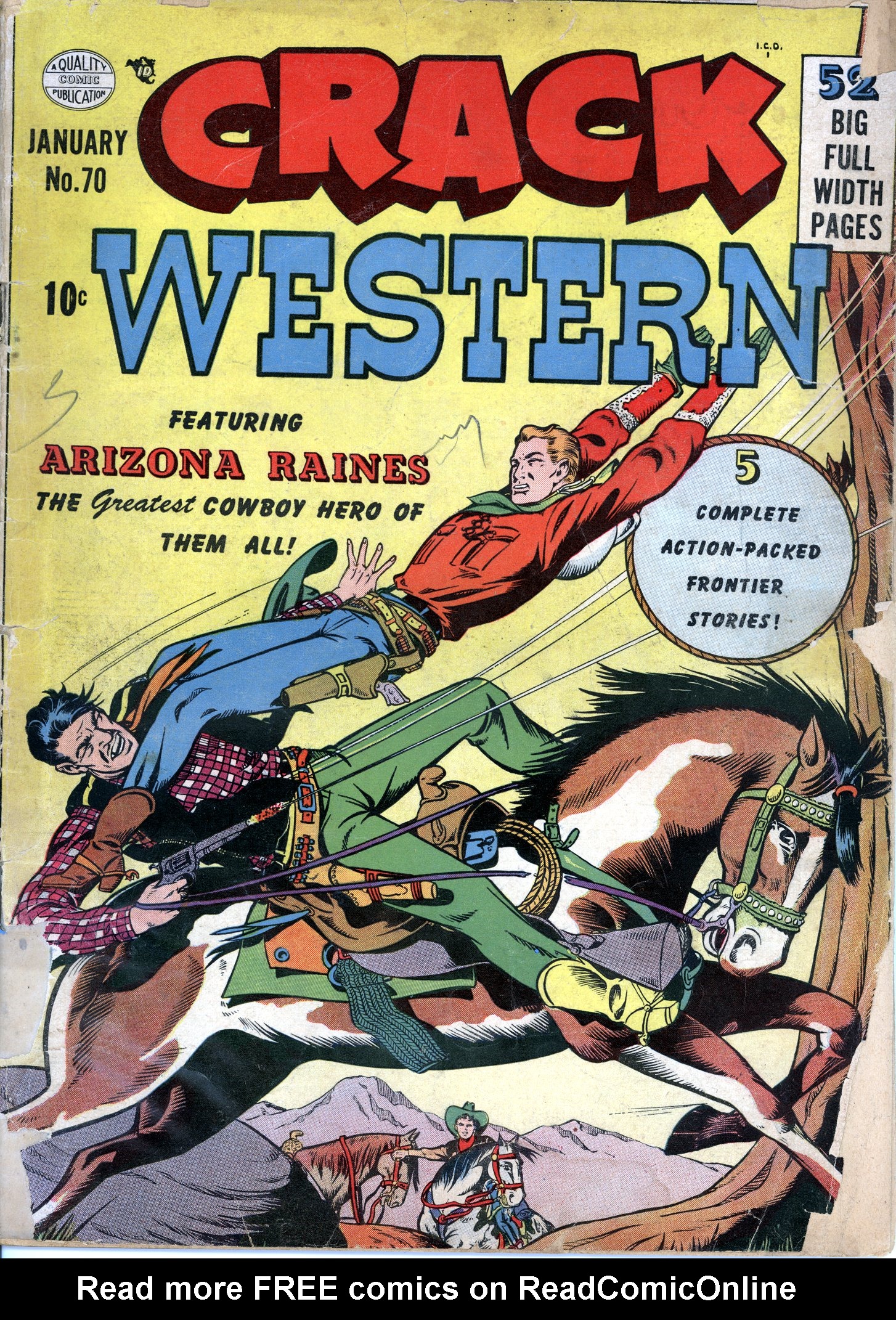Read online Crack Western comic -  Issue #70 - 1