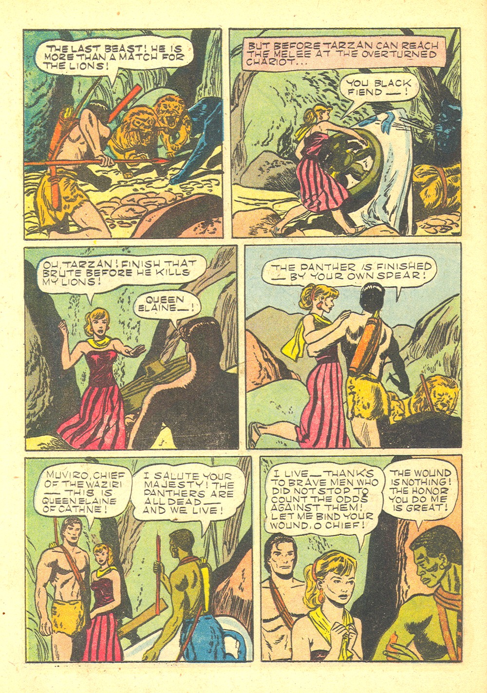 Read online Tarzan (1948) comic -  Issue #45 - 32