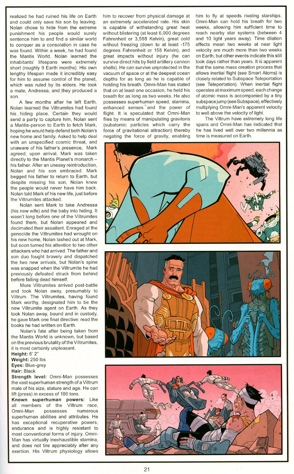 The Official Handbook of the Invincible Universe issue 2 - Page 23