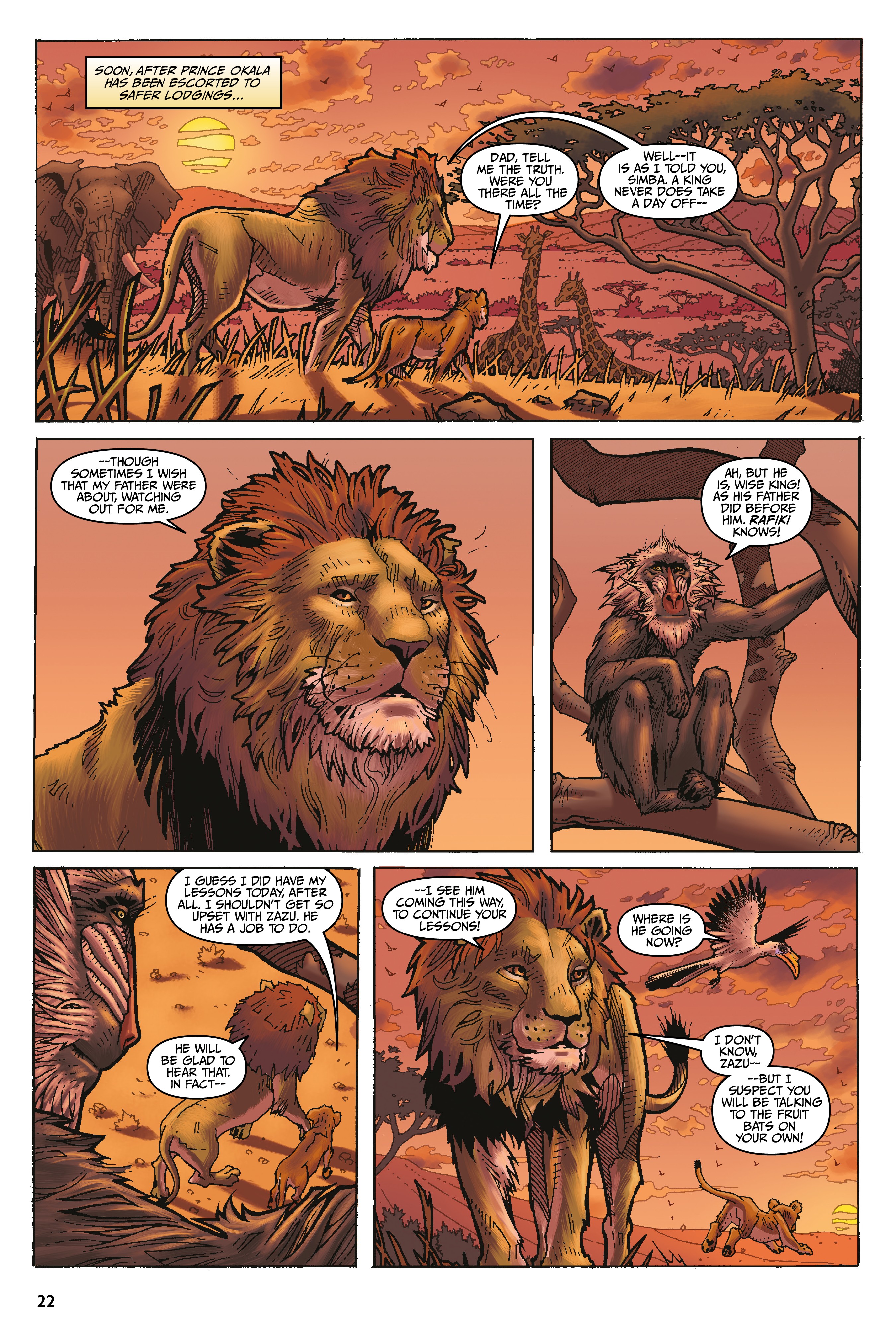 Read online Disney The Lion King: Wild Schemes and Catastrophes comic -  Issue # TPB - 23