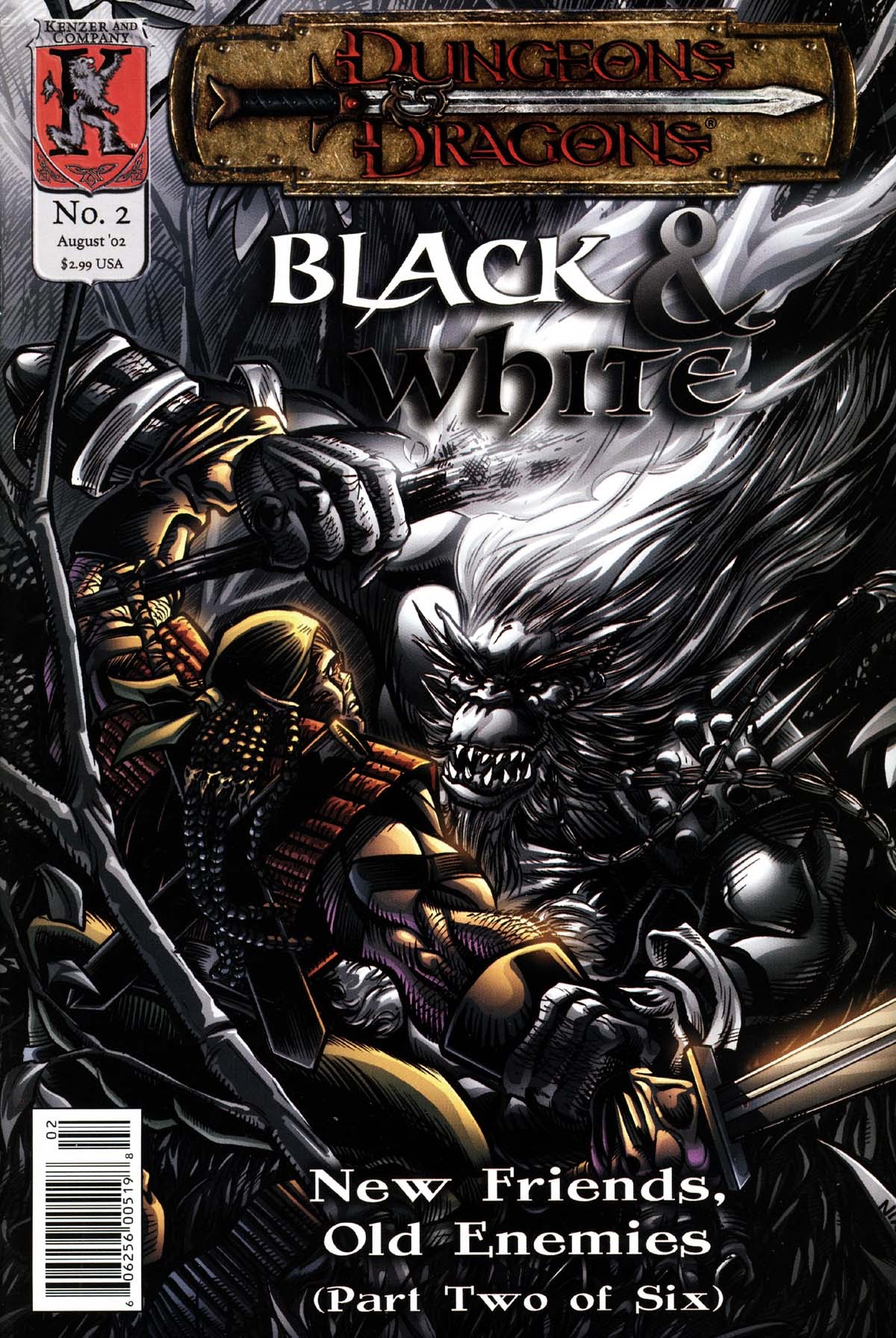 Read online Dungeons & Dragons: Black & White comic -  Issue #2 - 1