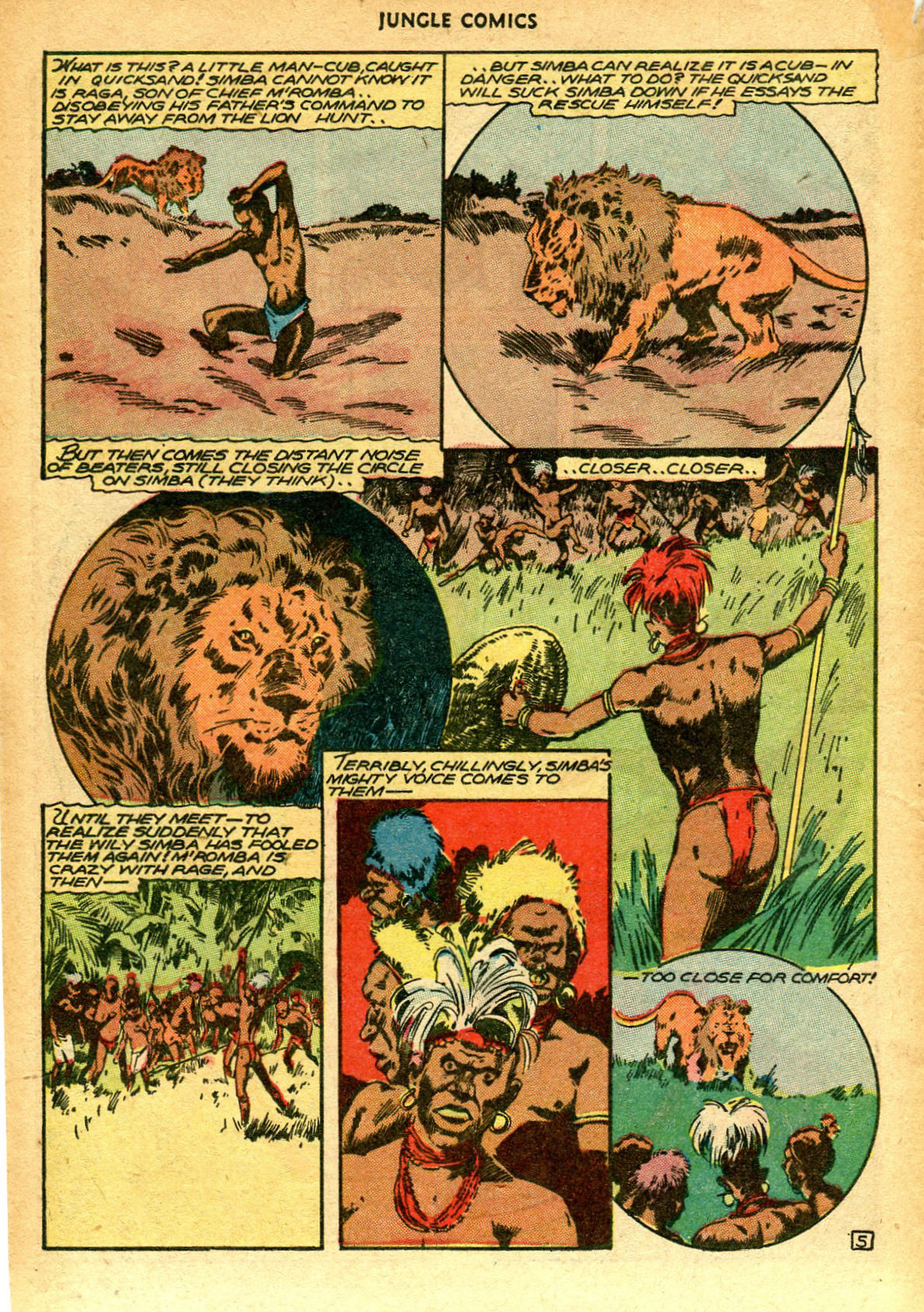 Read online Jungle Comics comic -  Issue #76 - 19