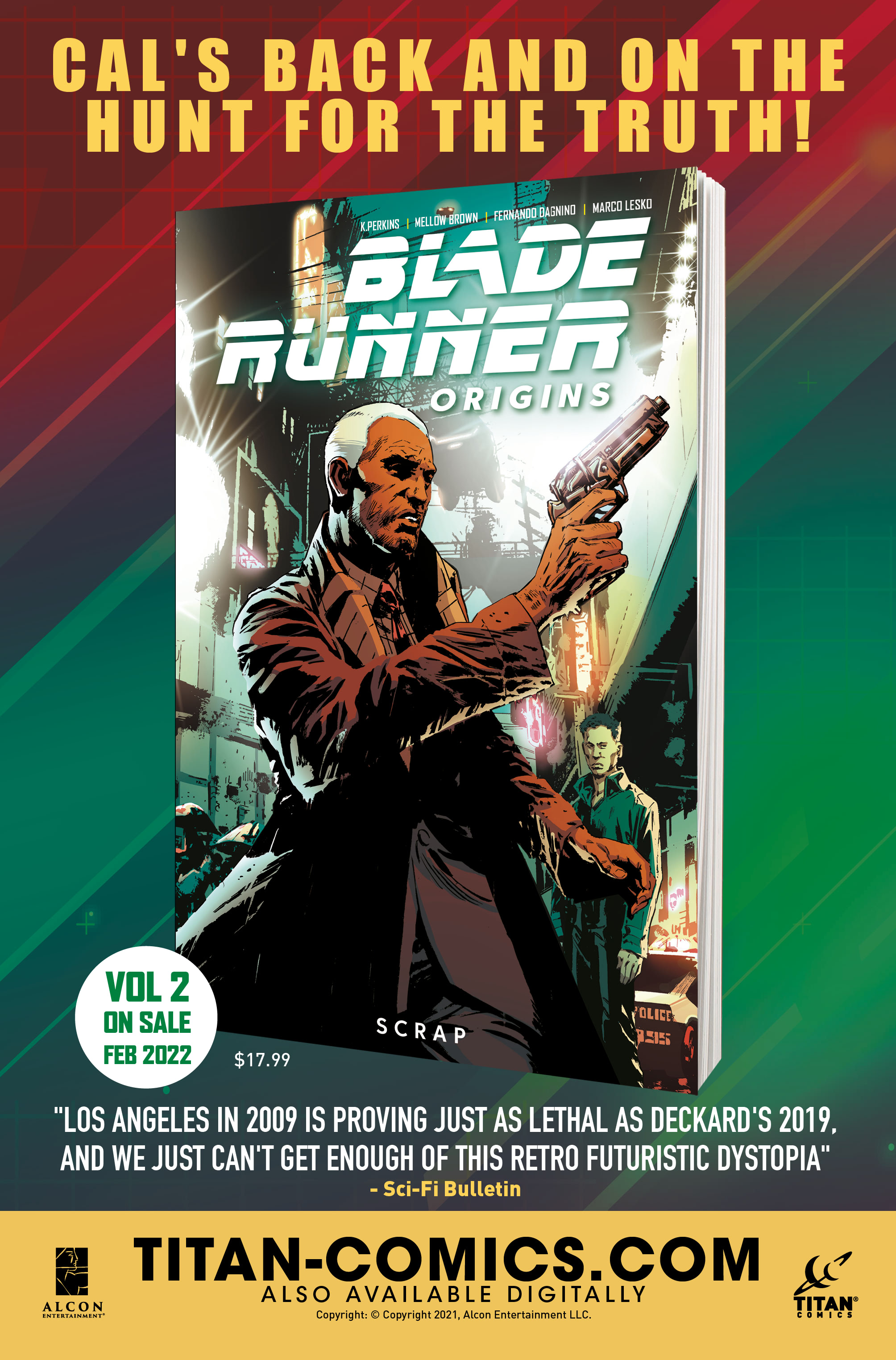 Read online Blade Runner Origins comic -  Issue #8 - 2