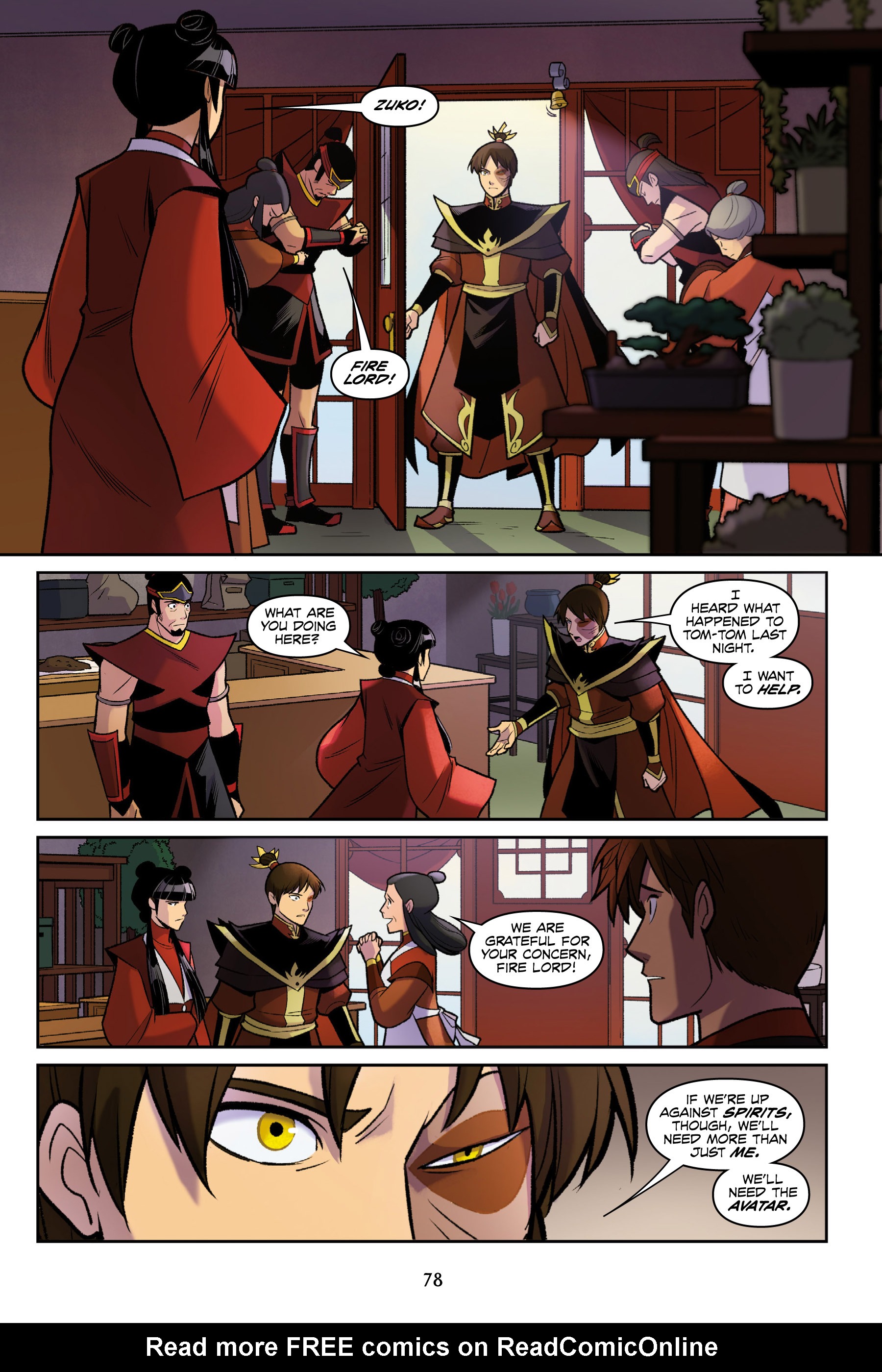 Read online Nickelodeon Avatar: The Last Airbender - Smoke and Shadow comic -  Issue # Part 1 - 77
