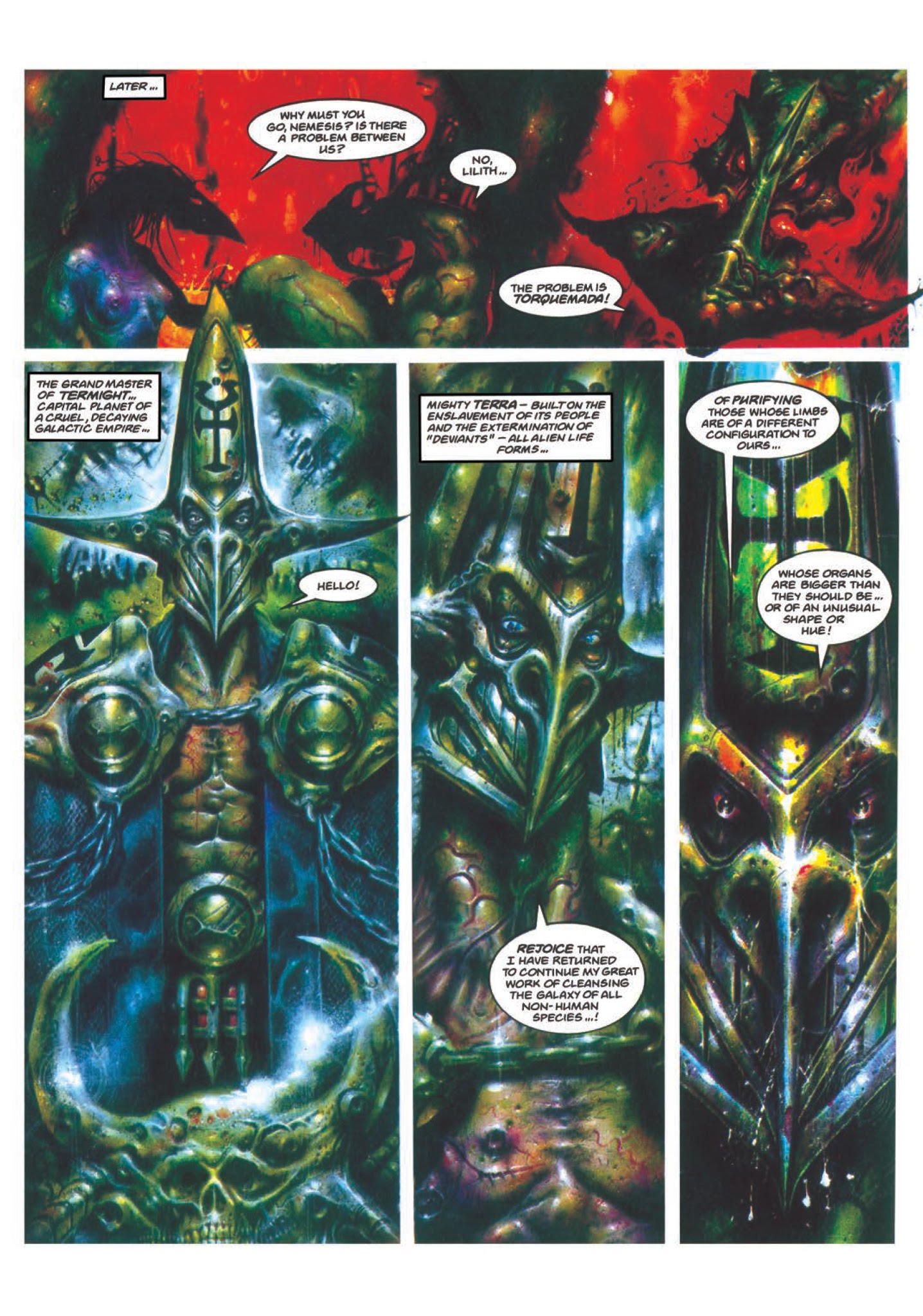 Read online The Complete Nemesis The Warlock comic -  Issue # TPB 3 - 127