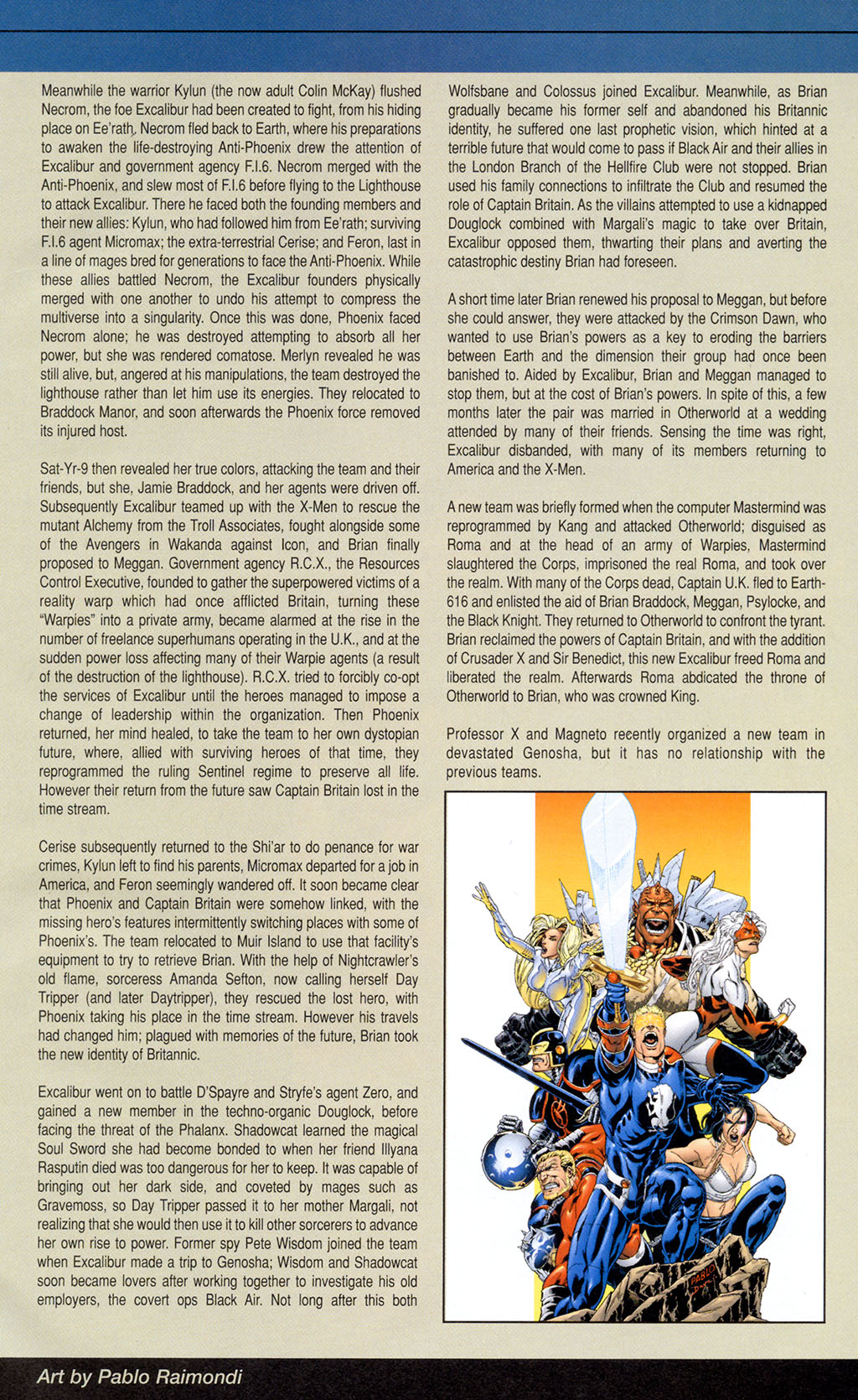 Read online Official Handbook of the Marvel Universe: Teams 2005 comic -  Issue # Full - 17